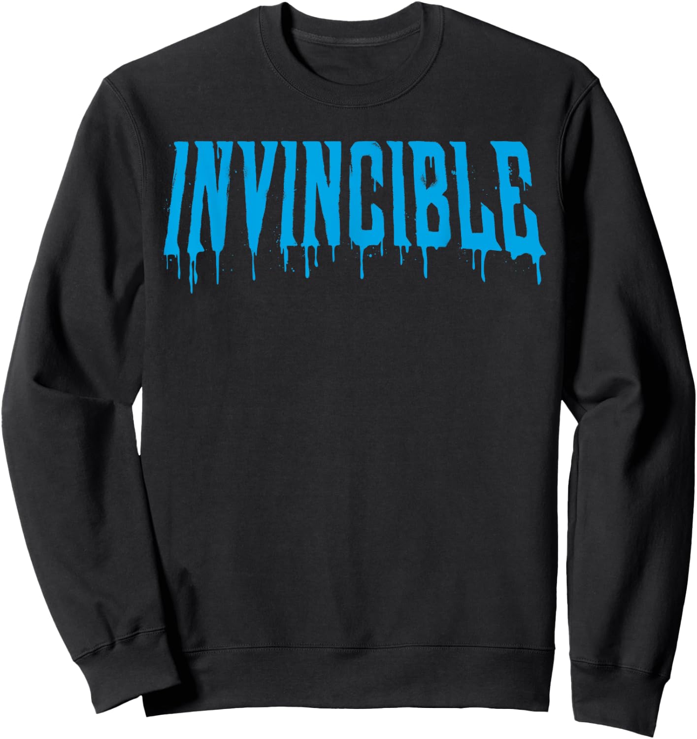 Invincible - Paint Drip Logo Sweatshirt - Sweatshirt | Black