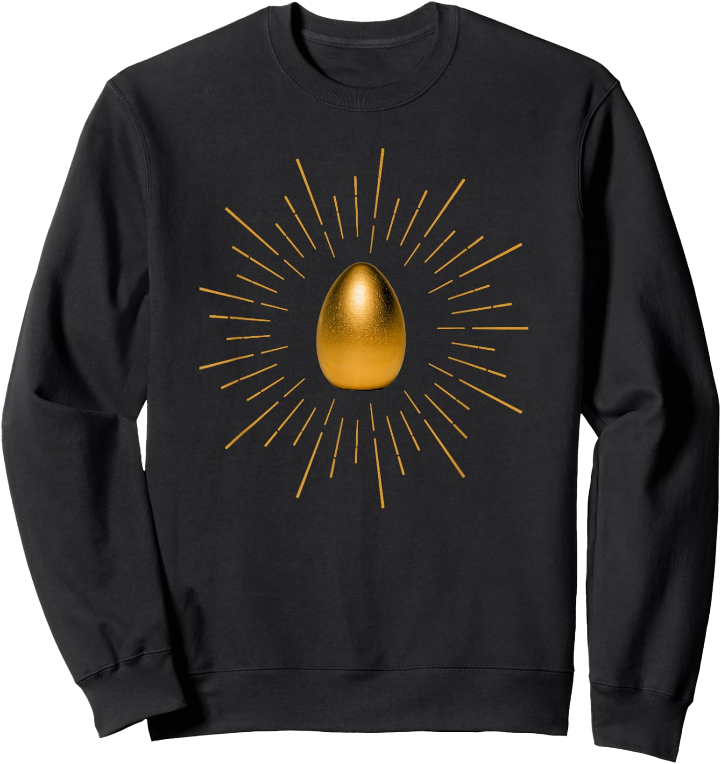Golden Egg Easter, funny egg Sweatshirt - Sweatshirt | Black