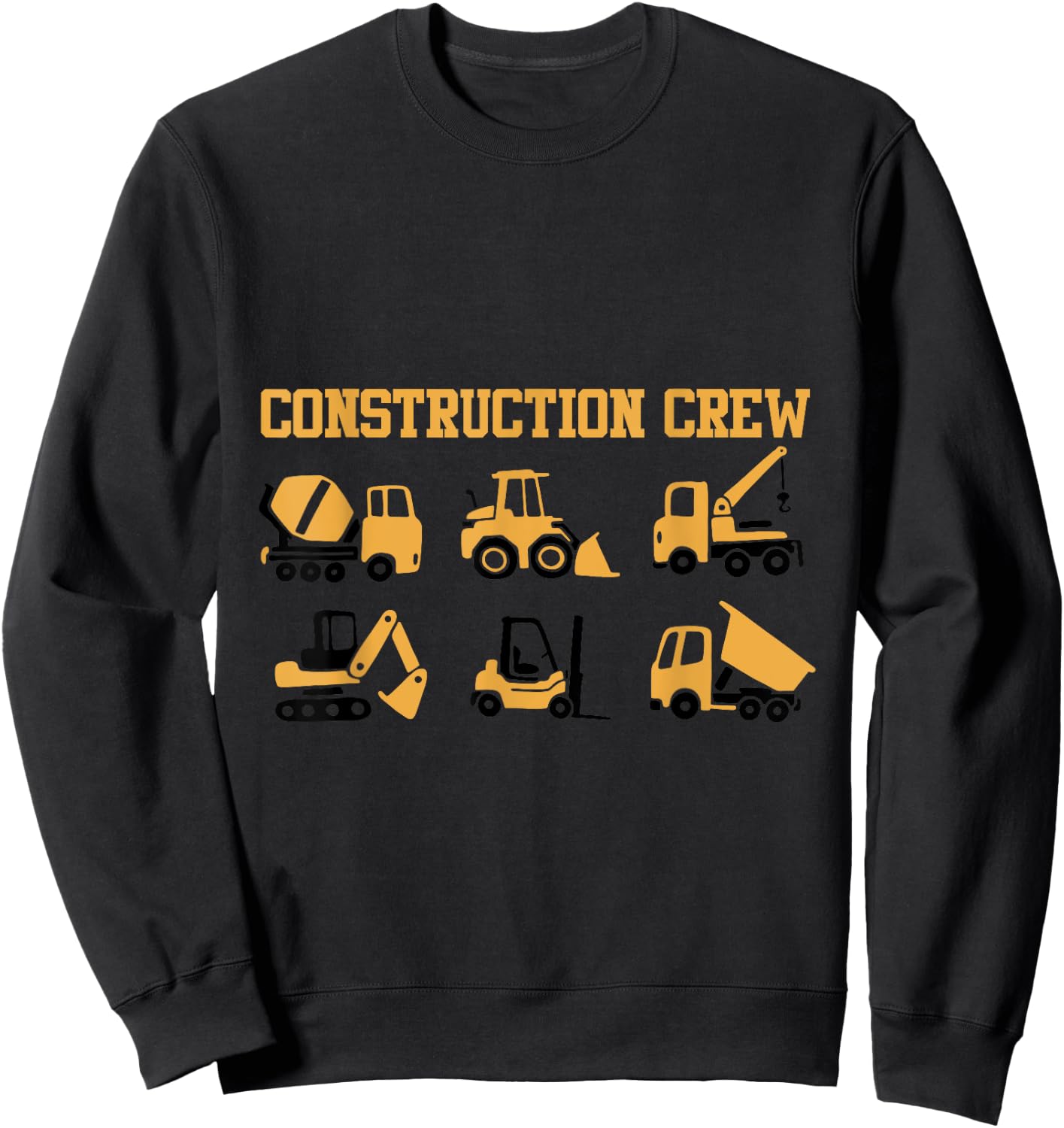 Construction Crew Concrete Worker Costume Concrete Fans Sweatshirt - Sweatshirt | Black