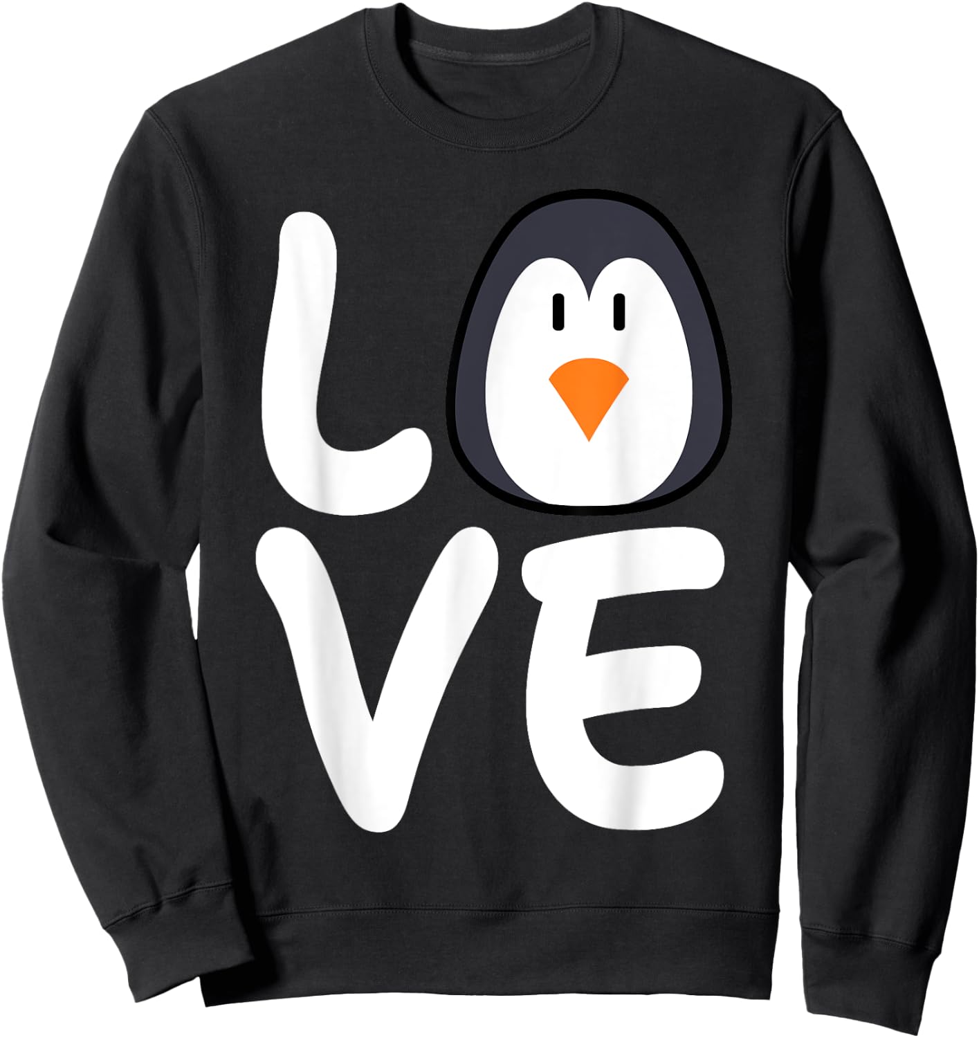 LOVE Penguins Shirt | Penguin Lover Shirt | Cool Penguin Sweatshirt - Sweatshirt | Black