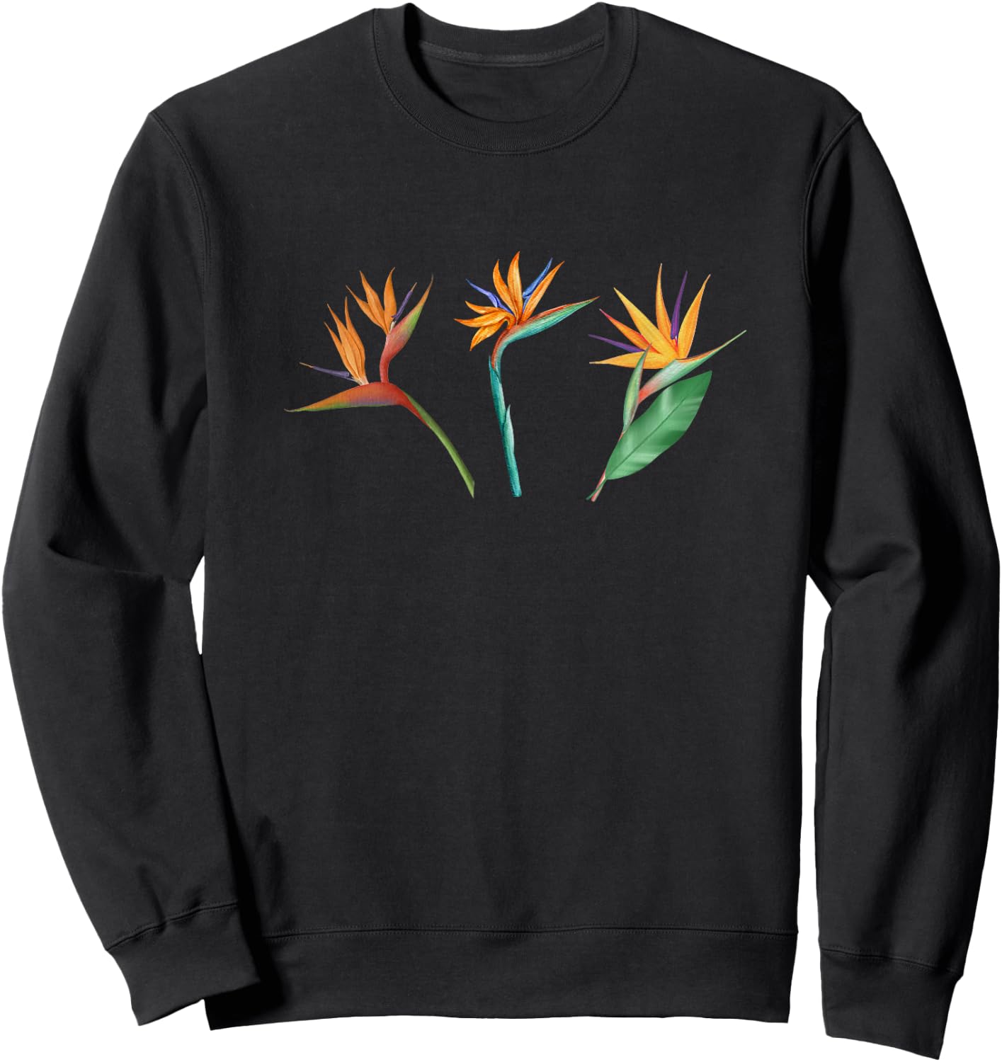 Bird of paradise Sweatshirt - Sweatshirt | Black
