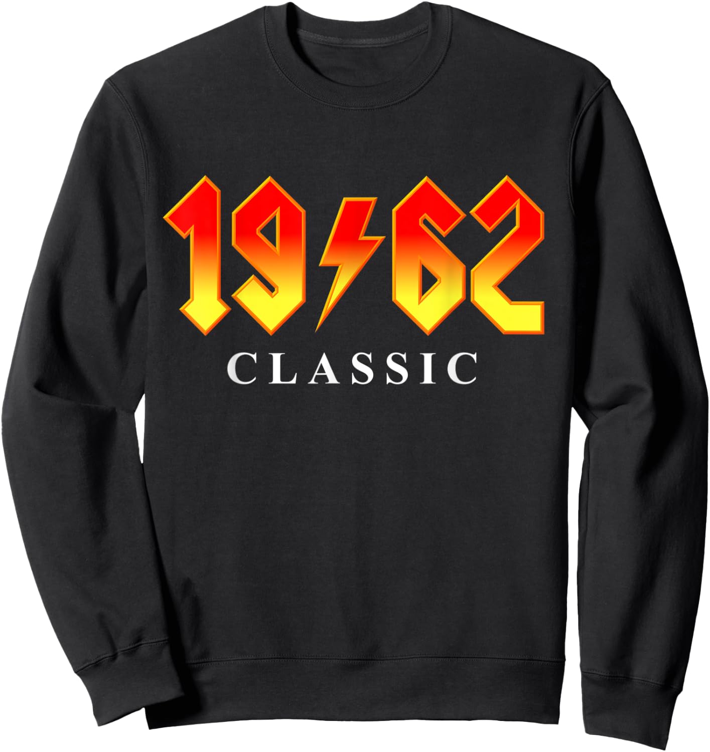 1962 Classic Rock 60th Birthday Sweatshirt - Sweatshirt | Black