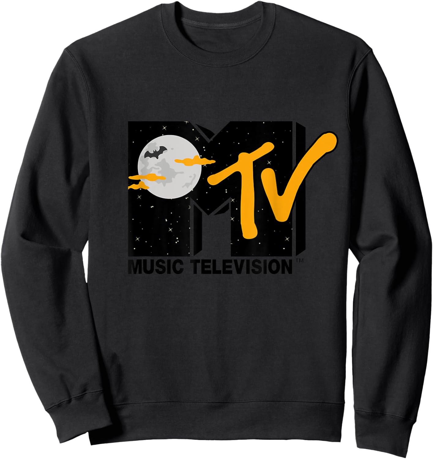 Mademark x MTV - The official MTV Logo original for Halloween Sweatshirt - Sweatshirt | Black