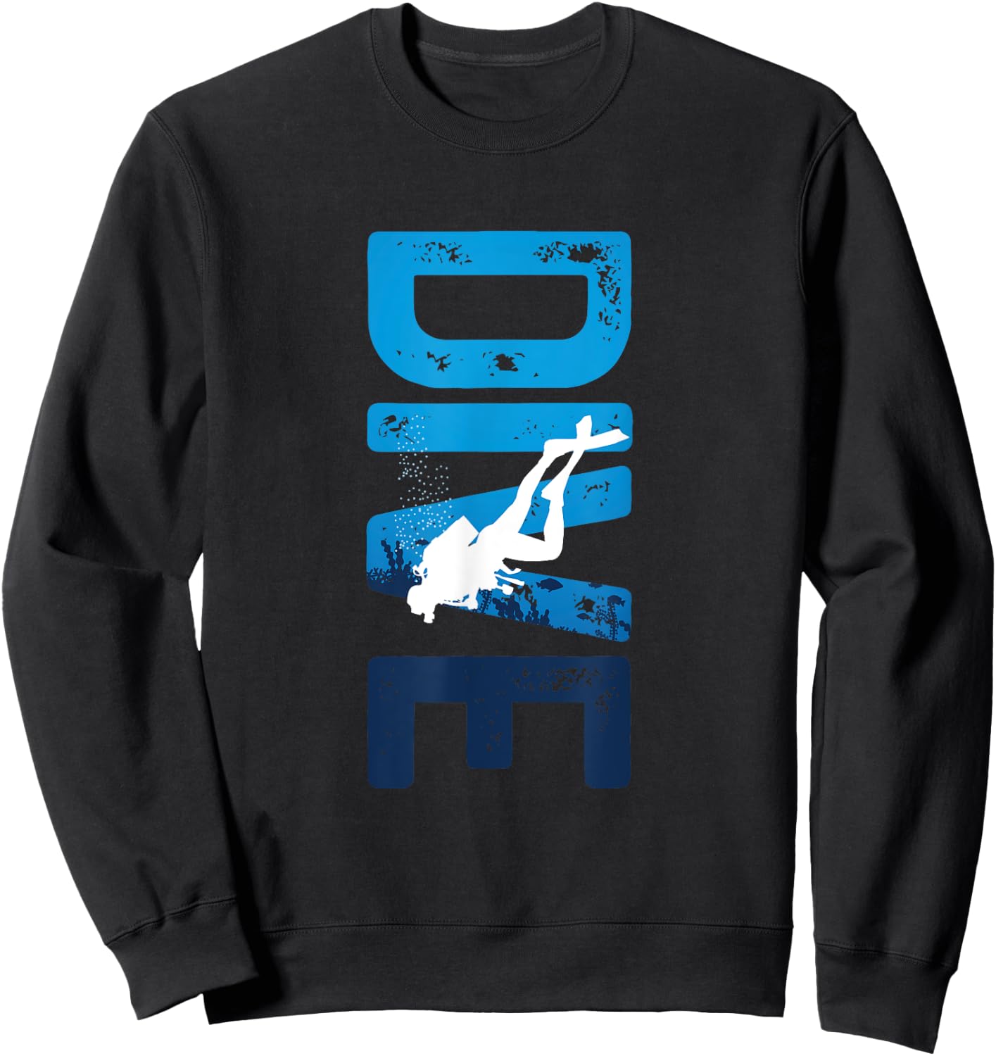 Dive | Underwater Scuba Diving | Diver Sweatshirt - Sweatshirt | Black