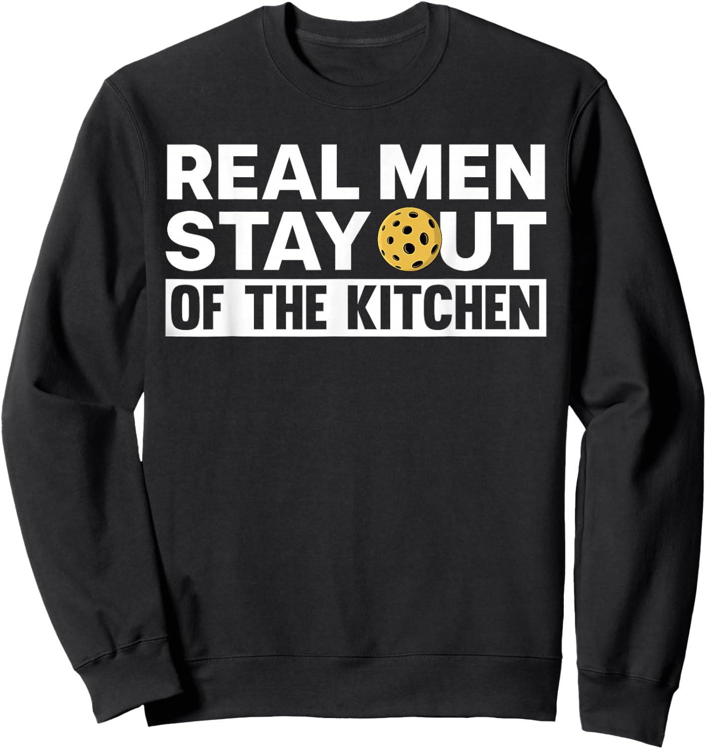 Cool Pickleball Dad Pickle Ball Sports Team Kitchen Sweatshirt - Sweatshirt | Black