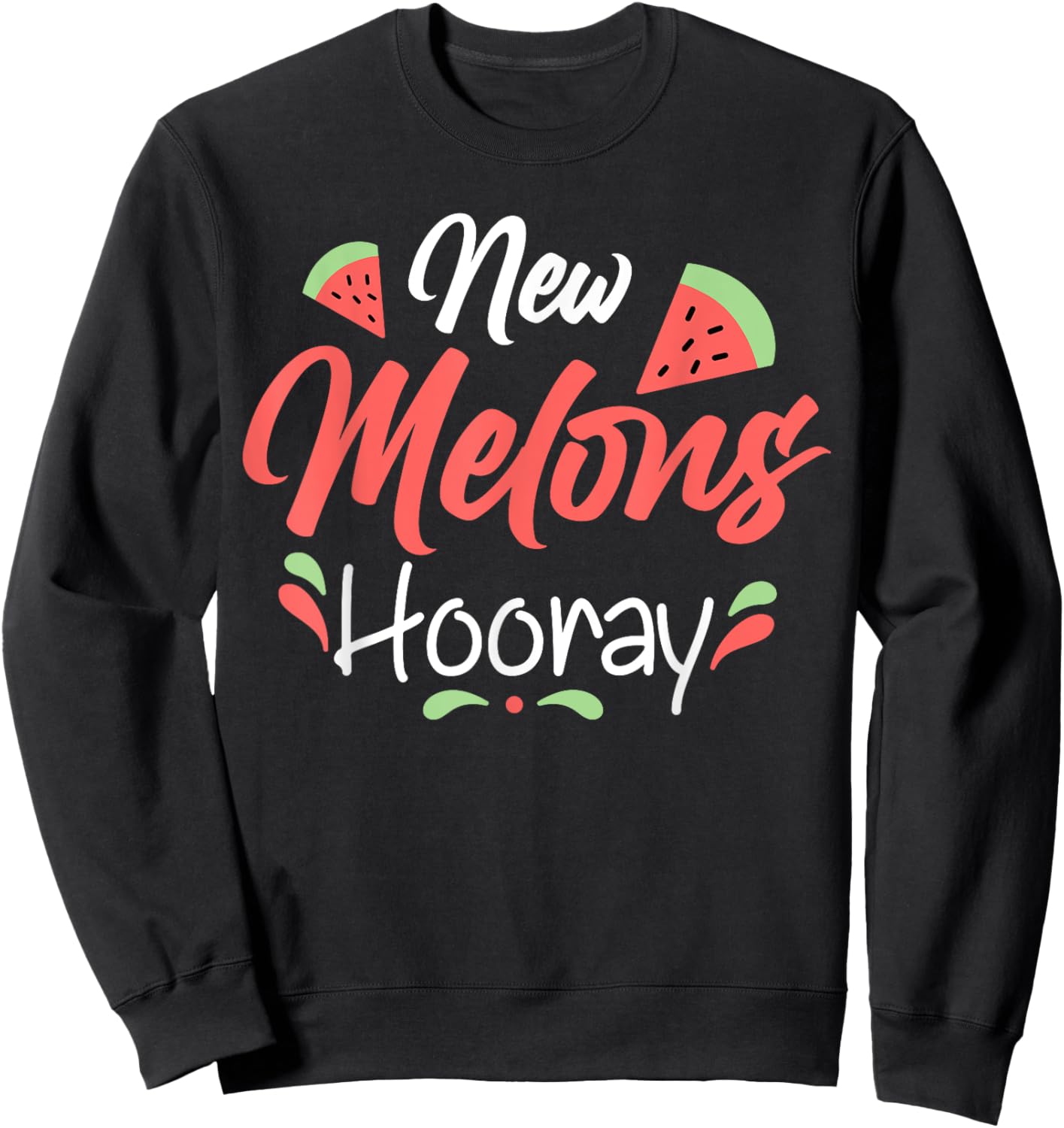 New Melons Hooray Boob Surgery Job Sweatshirt - Sweatshirt | Black