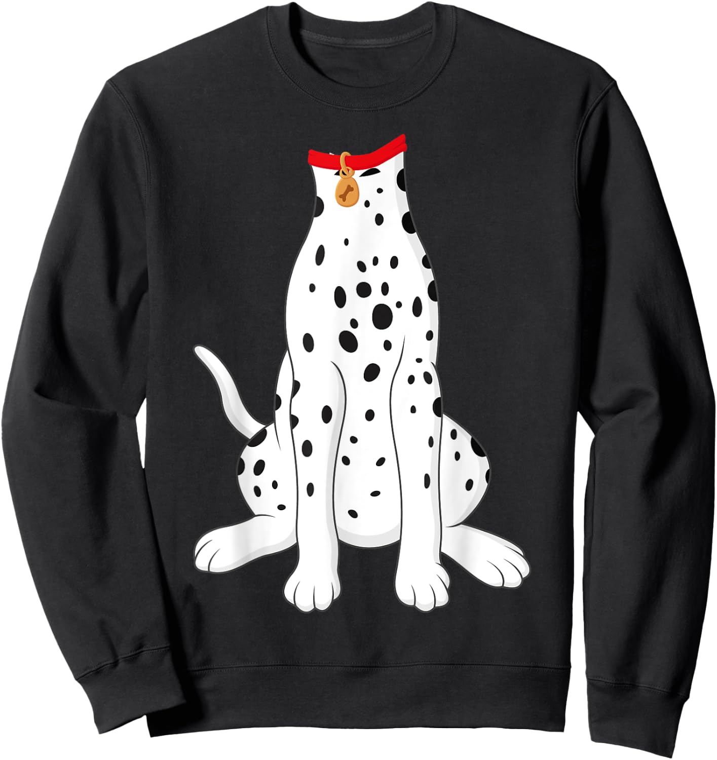 Dalmatian Dalmatian Costume Shirt Sweatshirt - Sweatshirt | Black