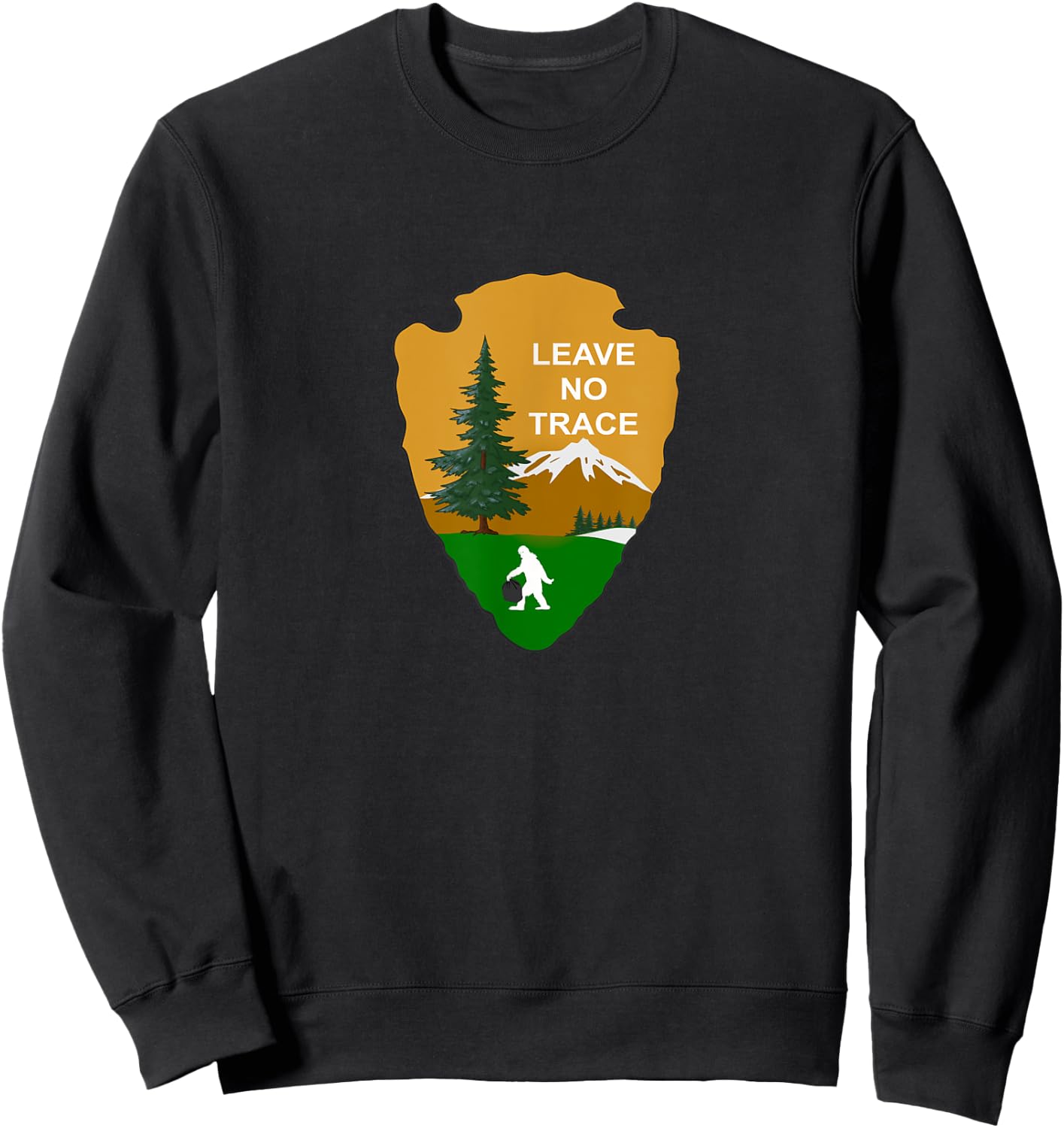 Leave No Trace National Parks Edition Sweatshirt - Sweatshirt | Black