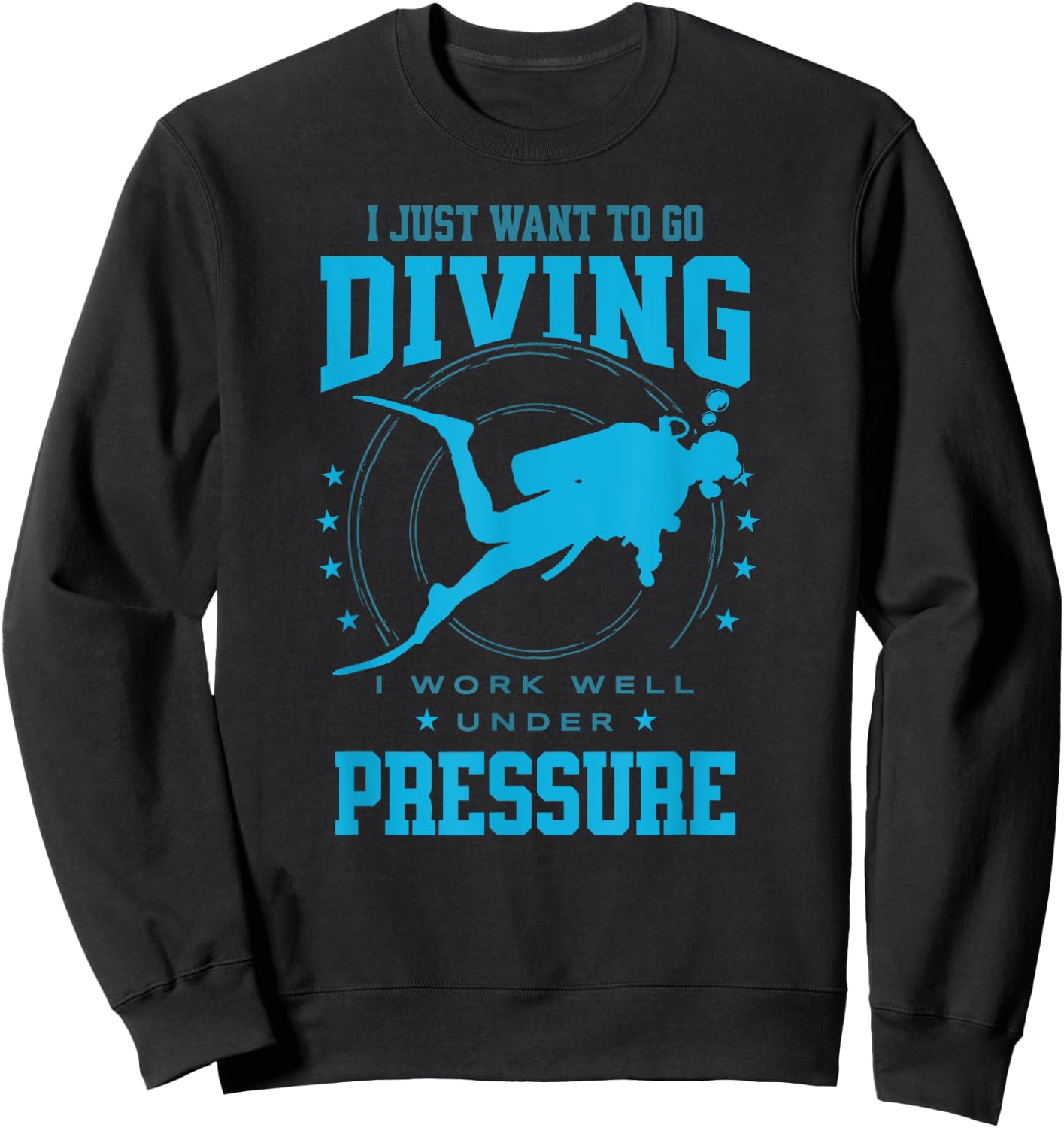 Scuba Diving Flag Gear Scuba Diving Equipment Deep Dive Sweatshirt - Sweatshirt | Black