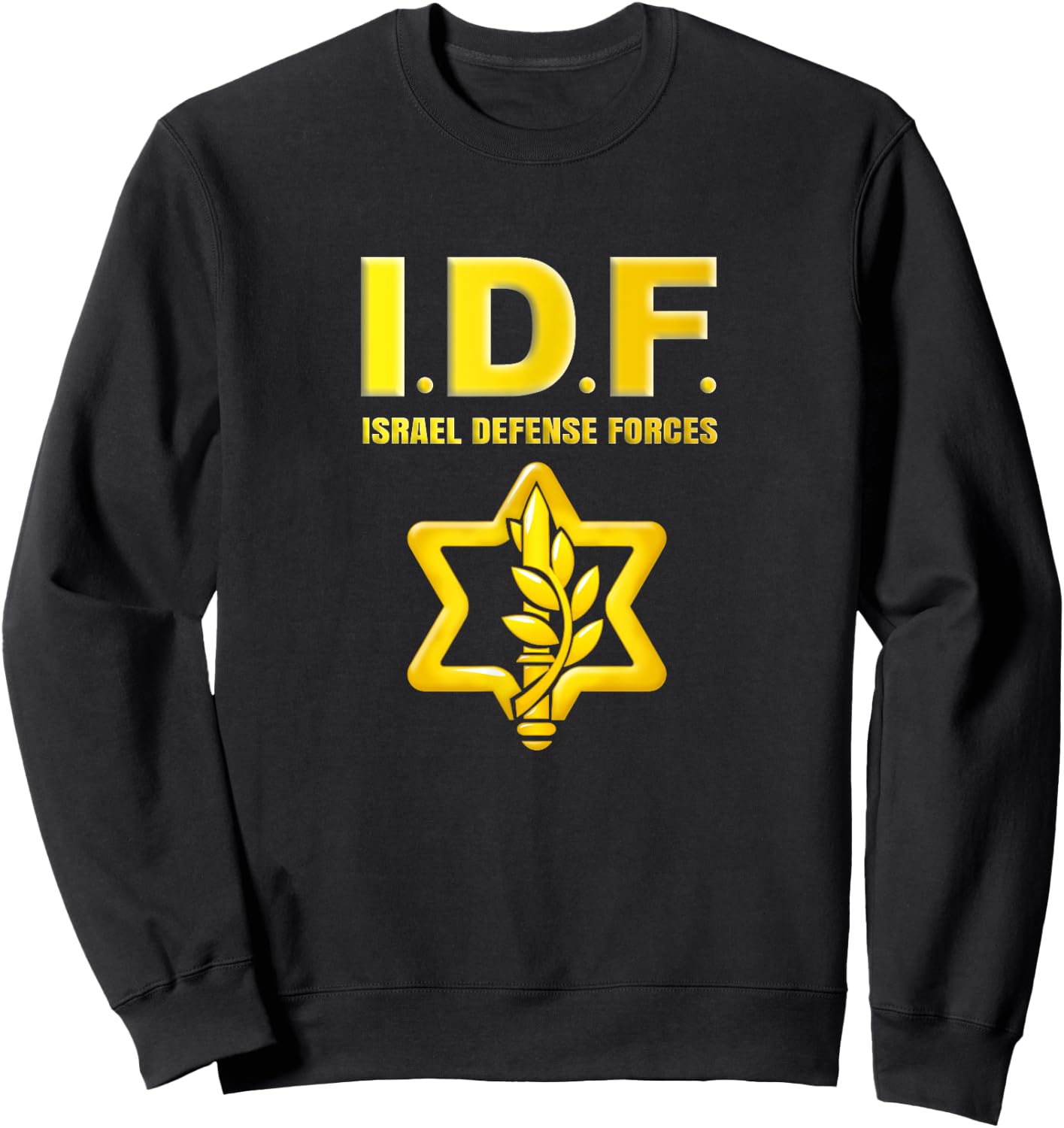 Israel Defense Forces shirt IDF Tzahal Krav Maga Sweatshirt - Sweatshirt | Black