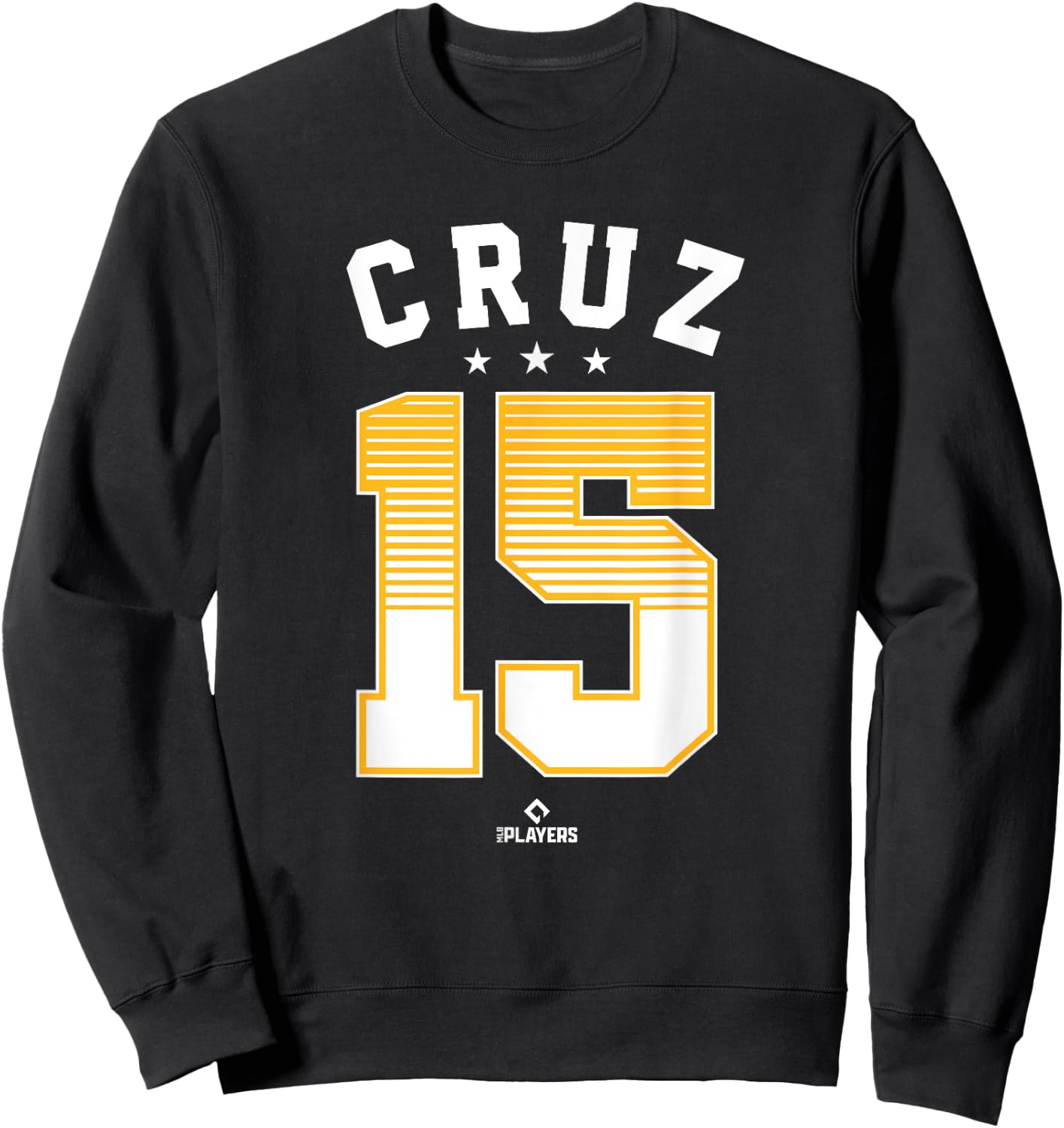 Oneil Cruz 15 Pittsburgh MLBPA Sweatshirt - Sweatshirt | Black