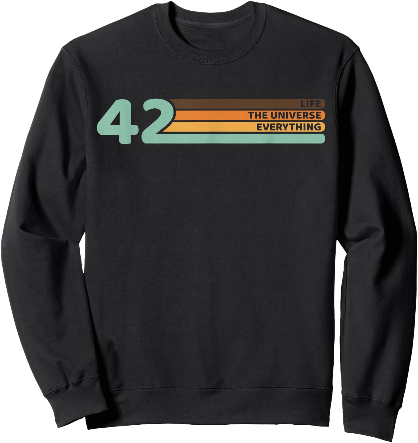 42 The Answer to Life The Universe and Everything Sweatshirt - Sweatshirt | Black