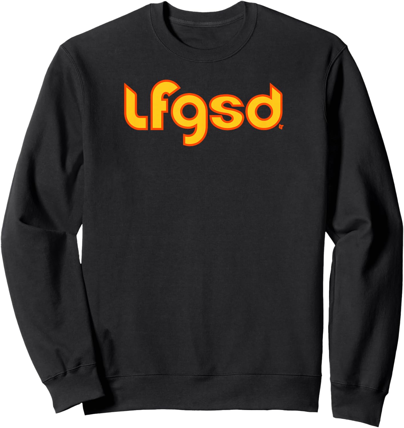 LFGSD - San Diego Baseball Sweatshirt - Sweatshirt | Black