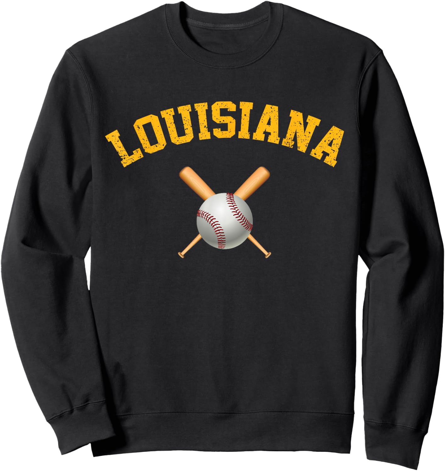 Louisiana Baseball Sweatshirt - Sweatshirt | Black