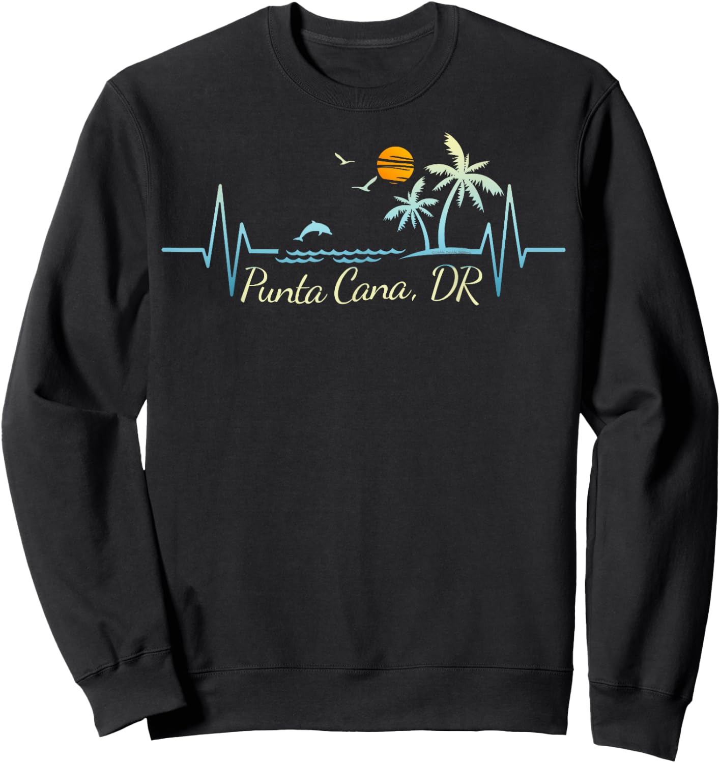 Punta Cana DR Souvenir Spring Break Punta Cana Sweatshirt - Sweatshirt | Black