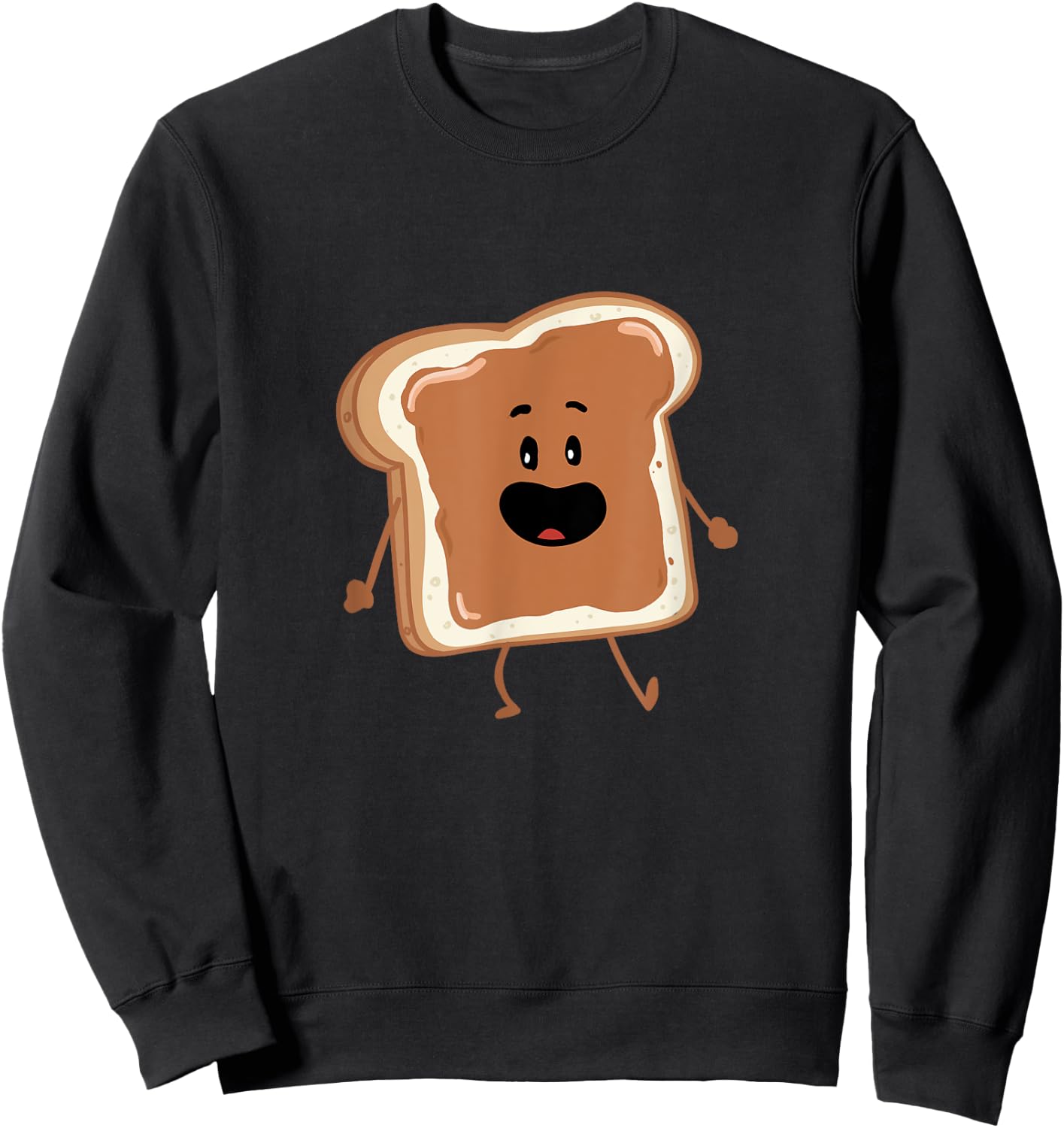 Dancing Peanut Butter matching Peanut Butter and Jelly Sweatshirt - Sweatshirt | Black