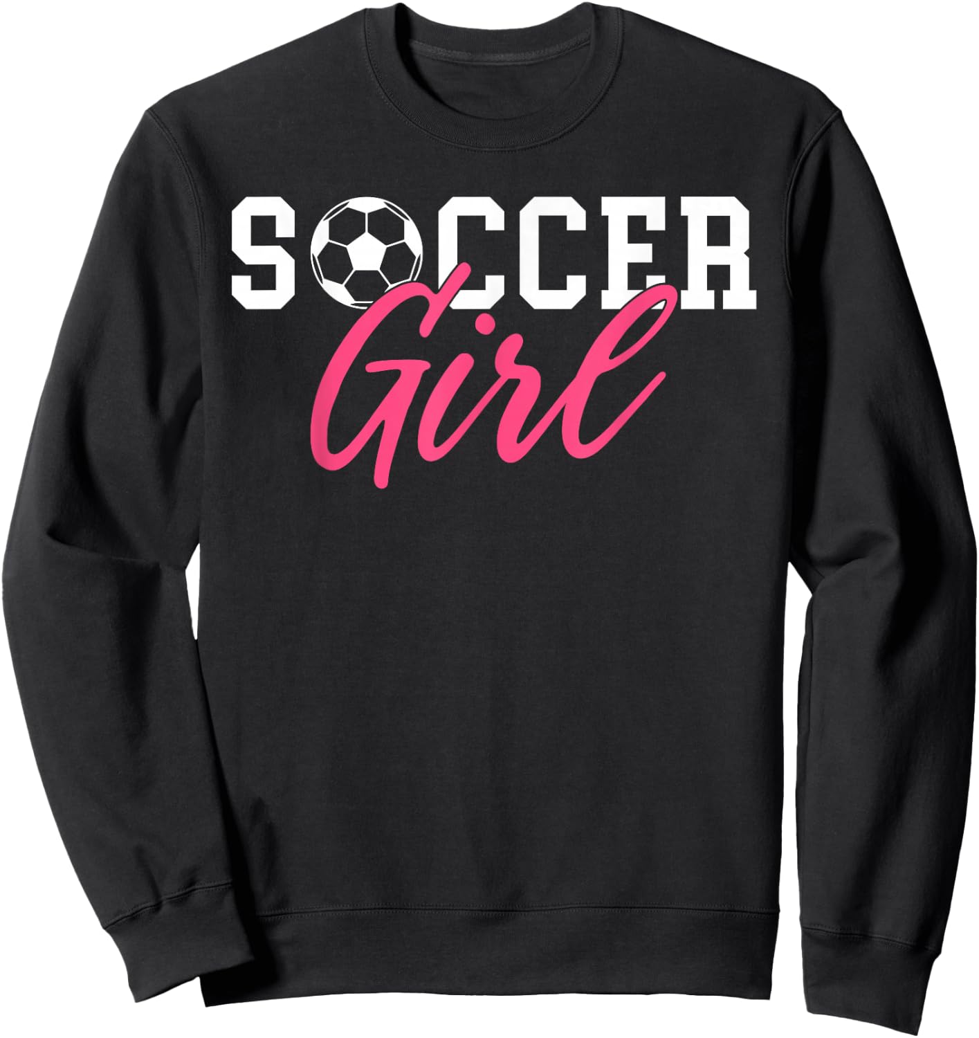 Soccer Girl Sweatshirt - Sweatshirt | Black