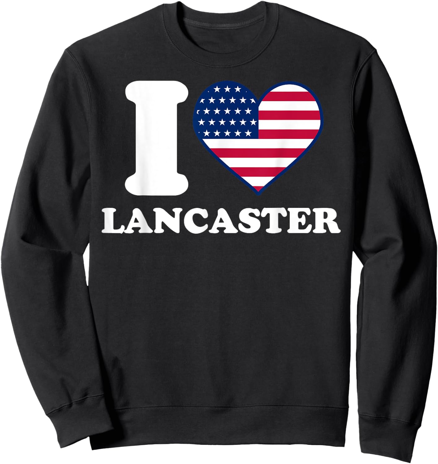 I love Lancaster I heart Lancaster Sweatshirt - Sweatshirt | Black