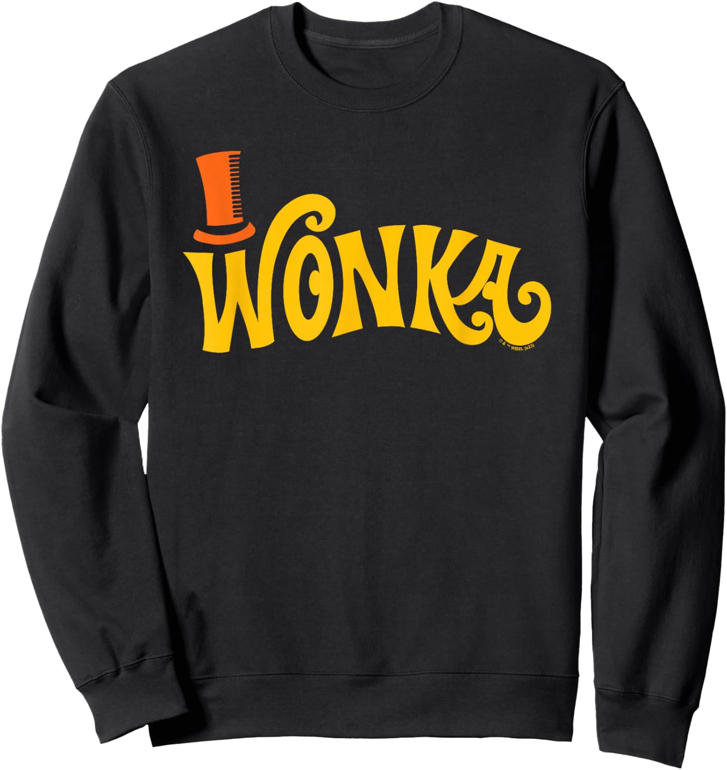 Willy Wonka & The Chocolate Factory - Retro Wonka Logo Sweatshirt - Sweatshirt | Black