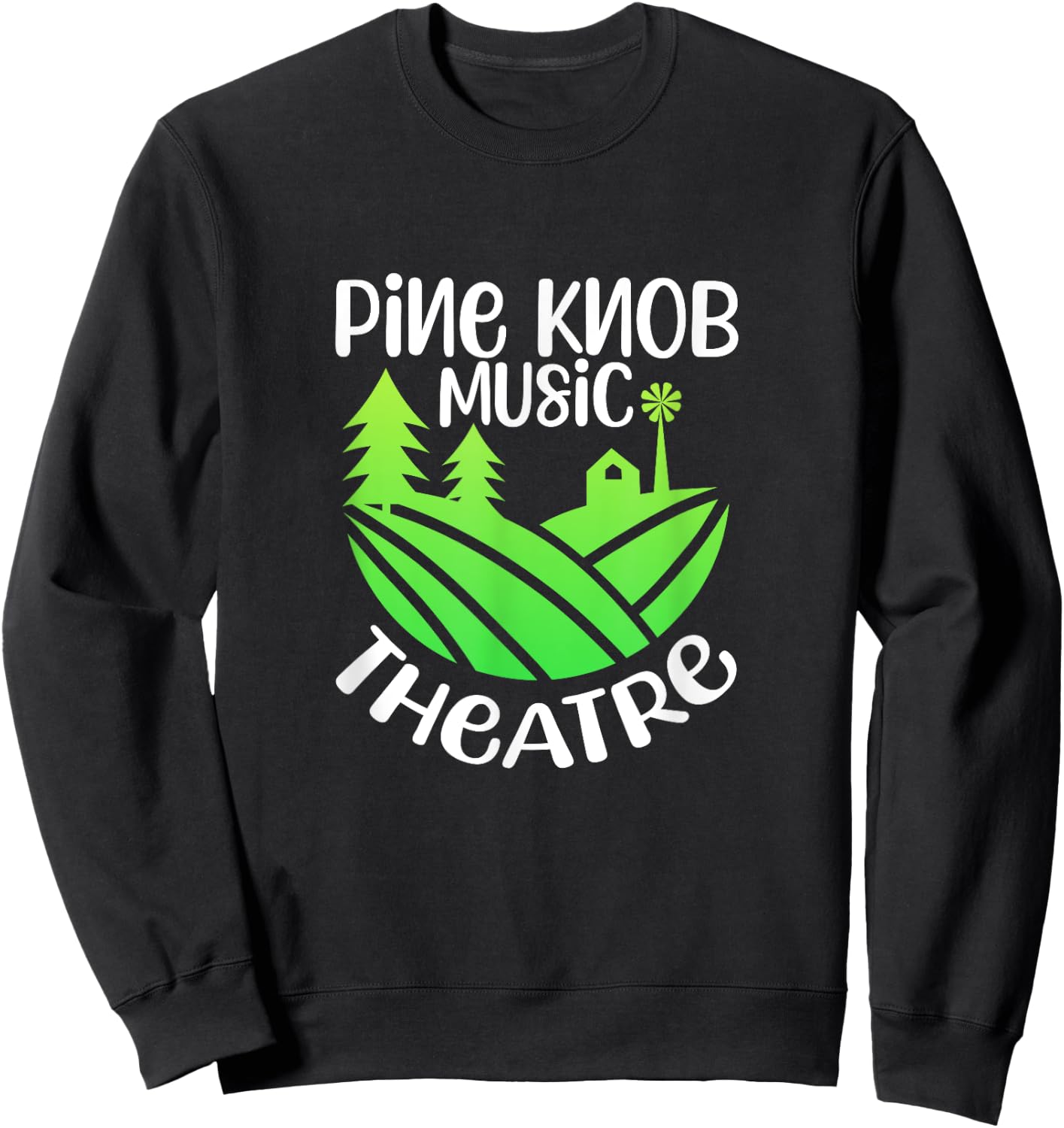 Pine Knob Music Theatre Musician Musical Sweatshirt - Sweatshirt | Black