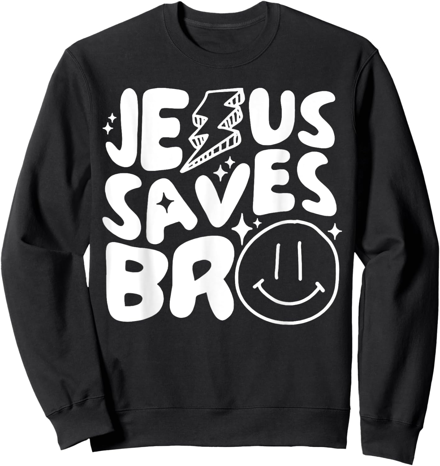 Jesus Saves Bro Sweatshirt - Sweatshirt | Black