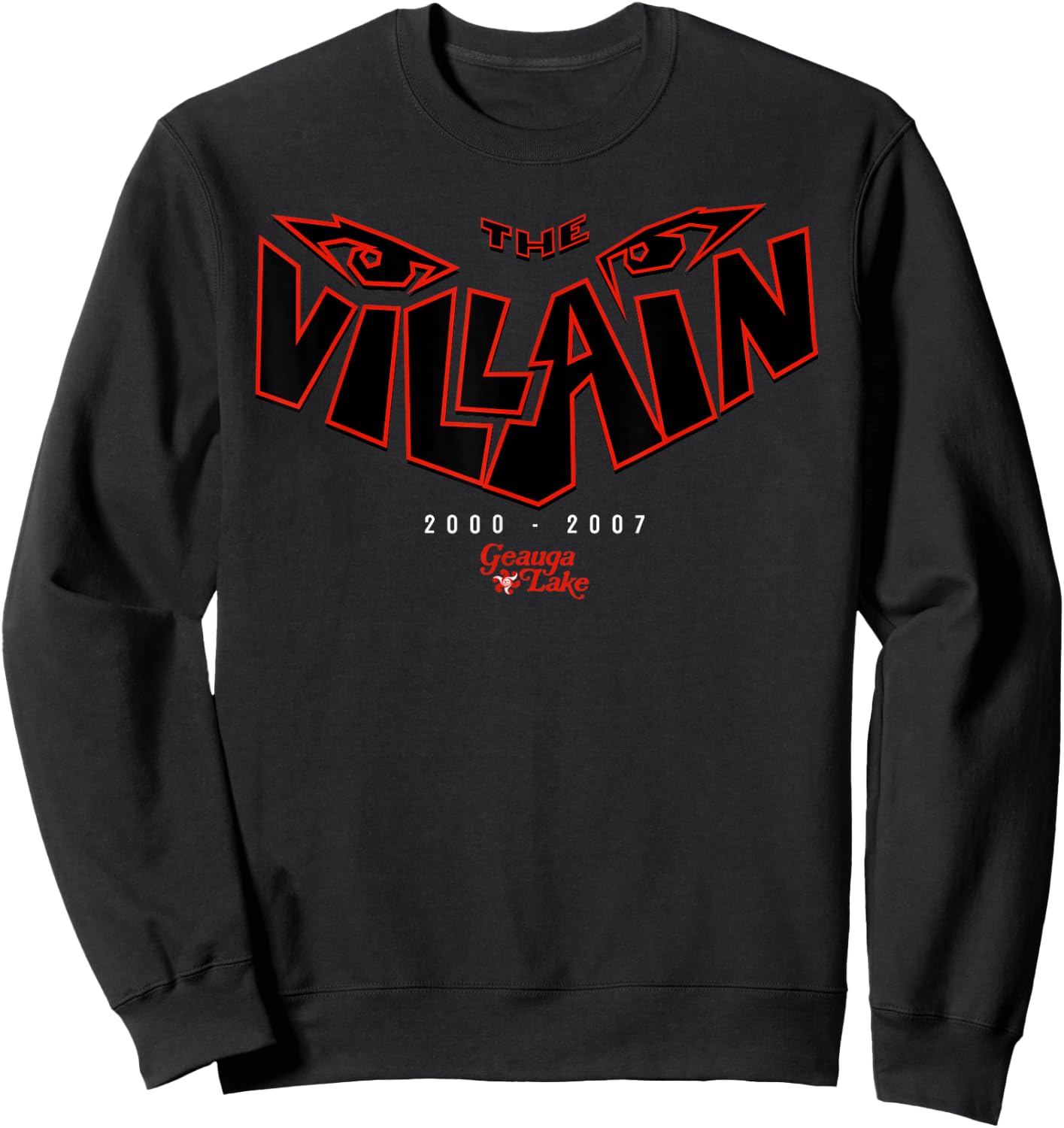 The Villian Rollercoaster Geauga Lake Sweatshirt - Sweatshirt | Black