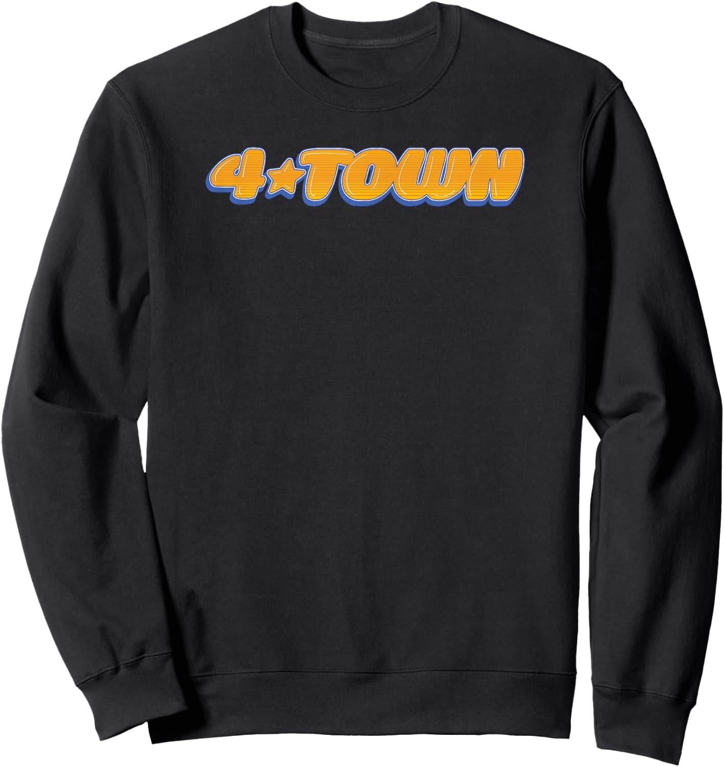Disney Pixar Turning Red 4 Town Simple Text Logo Sweatshirt - Sweatshirt | Black