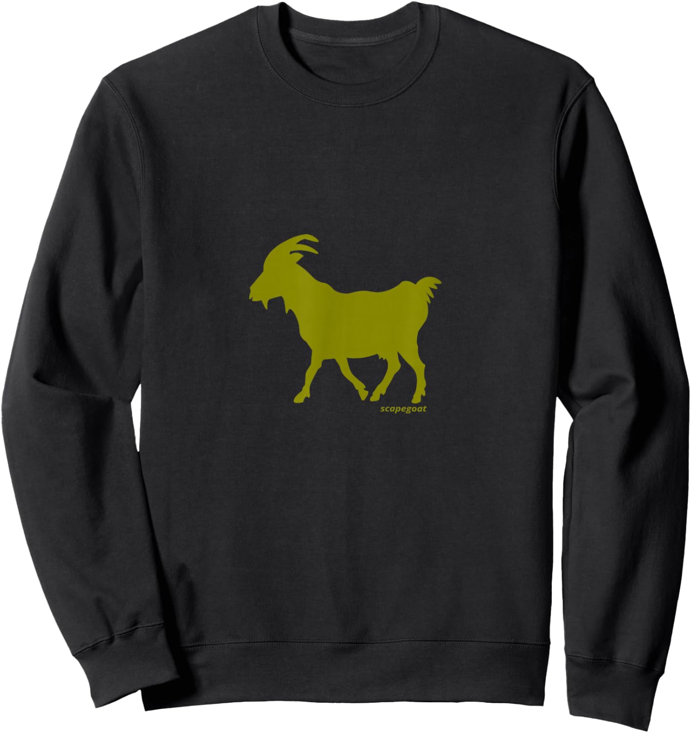 Scapegoat olive Sweatshirt - Sweatshirt | Black