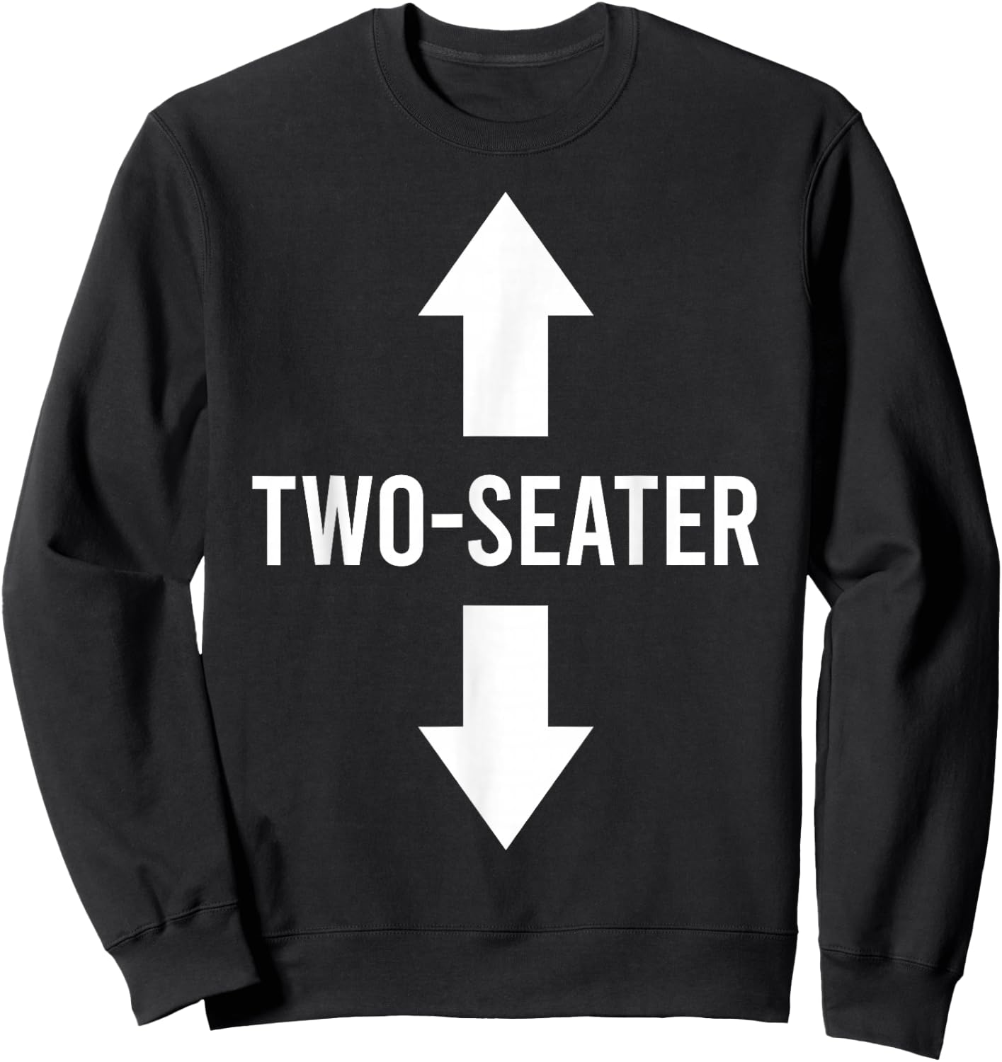 Two Seater Sweatshirt - Sweatshirt | Black
