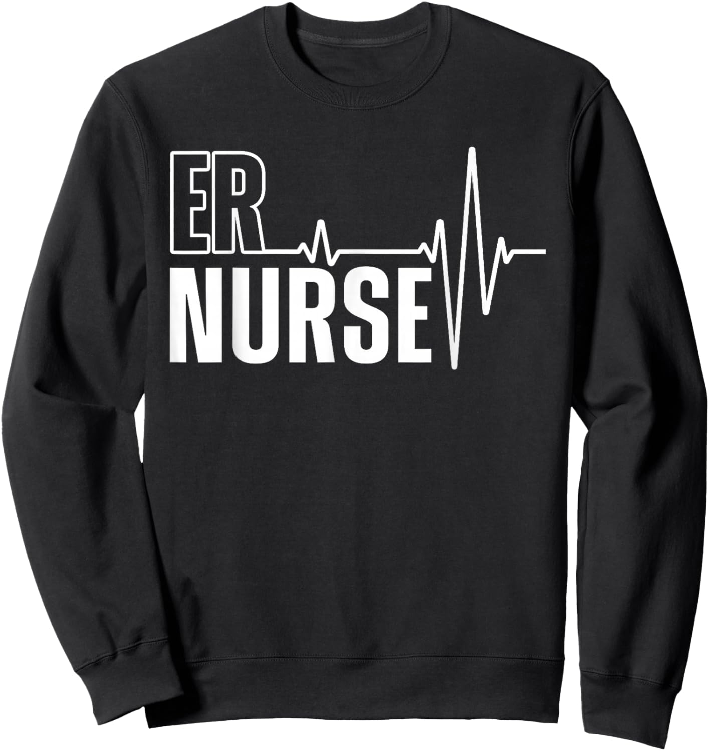 Cool Emergency Room Nurse Design Women ER Nursing Sweatshirt - Sweatshirt | Black