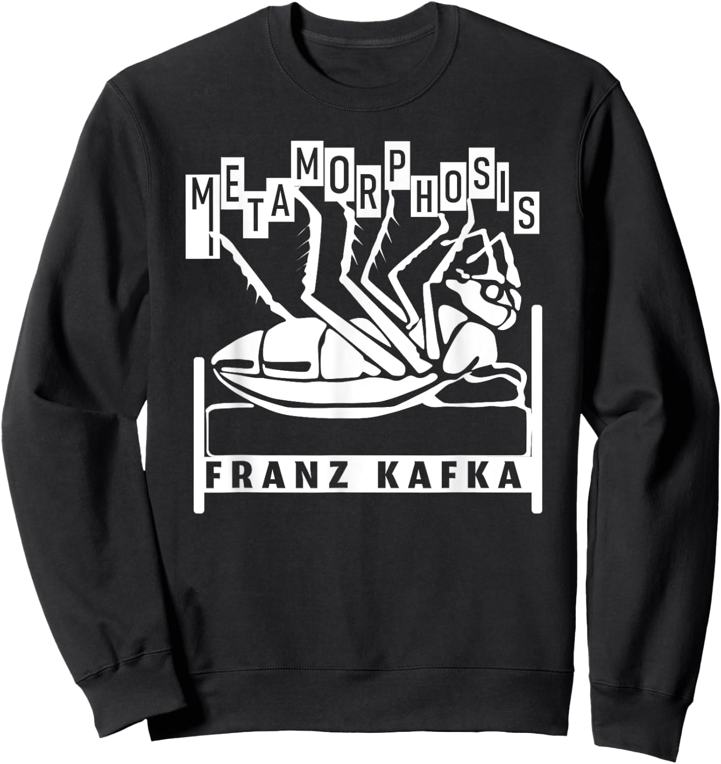 Franz Kafka Vermin Transformation Literature Sweatshirt - Sweatshirt | Black