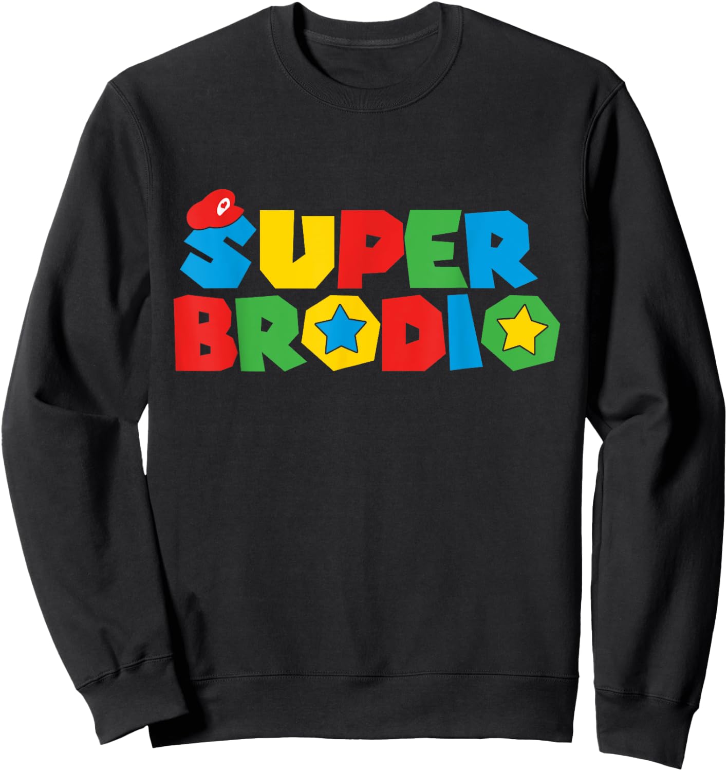 Ultimate Gaming Bro: Comedic Brother Family Matching Sweatshirt - Sweatshirt | Black