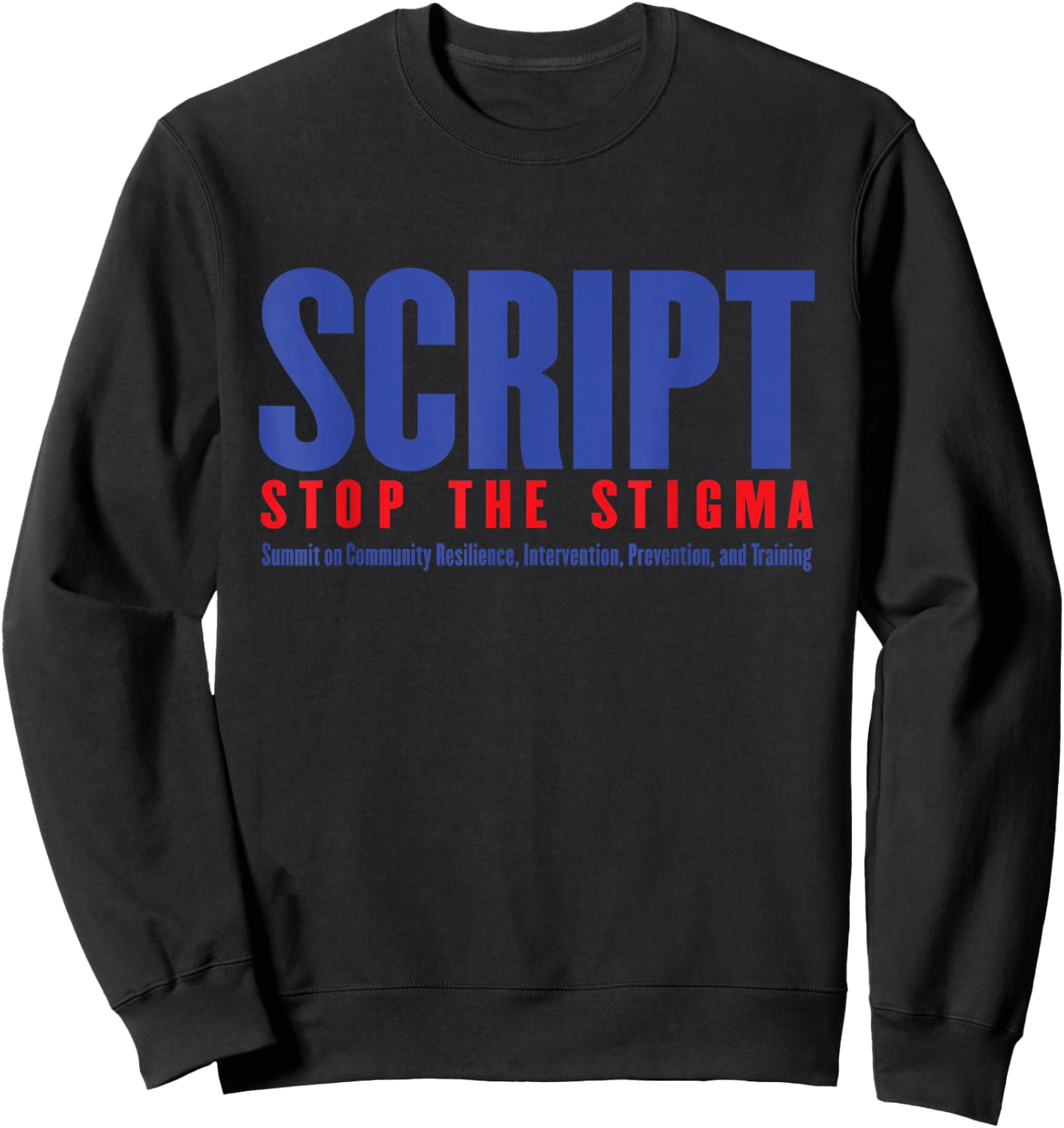 Script Sweatshirt - Sweatshirt | Black