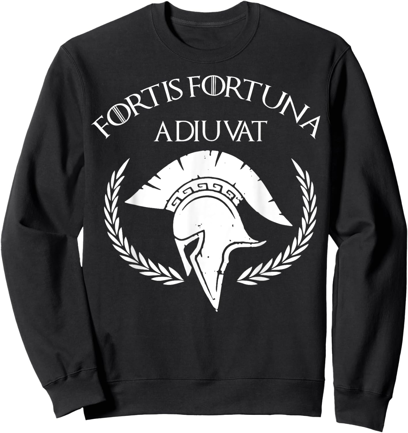 Fortis Fortuna Adiuvat, Latin Sweatshirt - Sweatshirt | Black