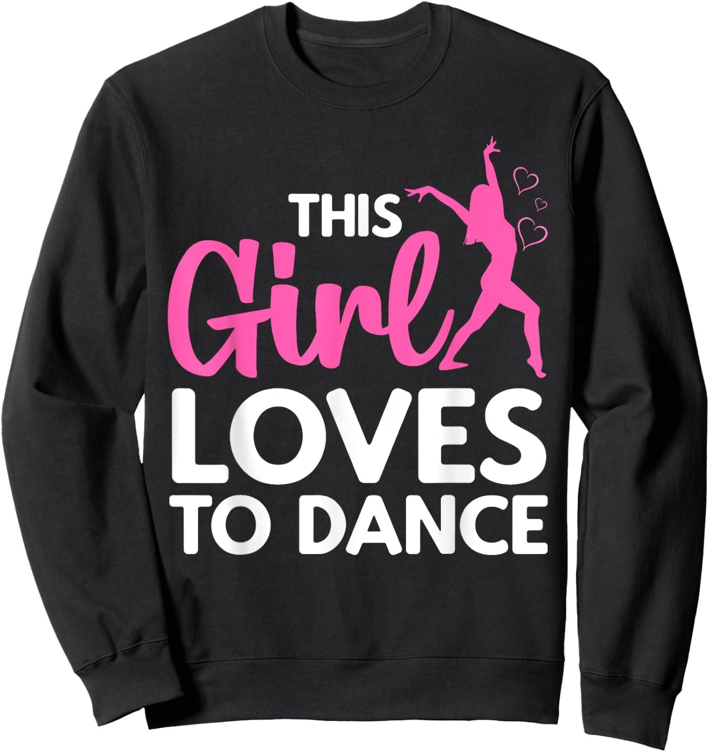 Cool Dance Girls Hip Hop Dancing Breakdance Coach Sweatshirt - Sweatshirt | Black