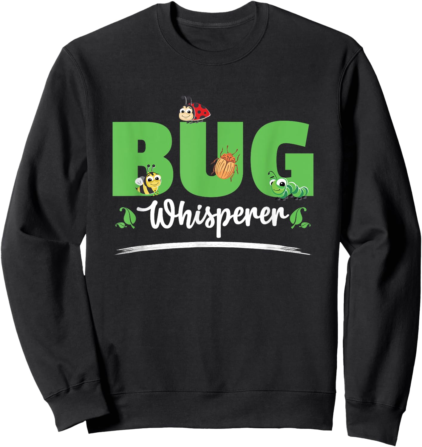 Collector Bug Catcher Bug Hunter Sweatshirt - Sweatshirt | Black