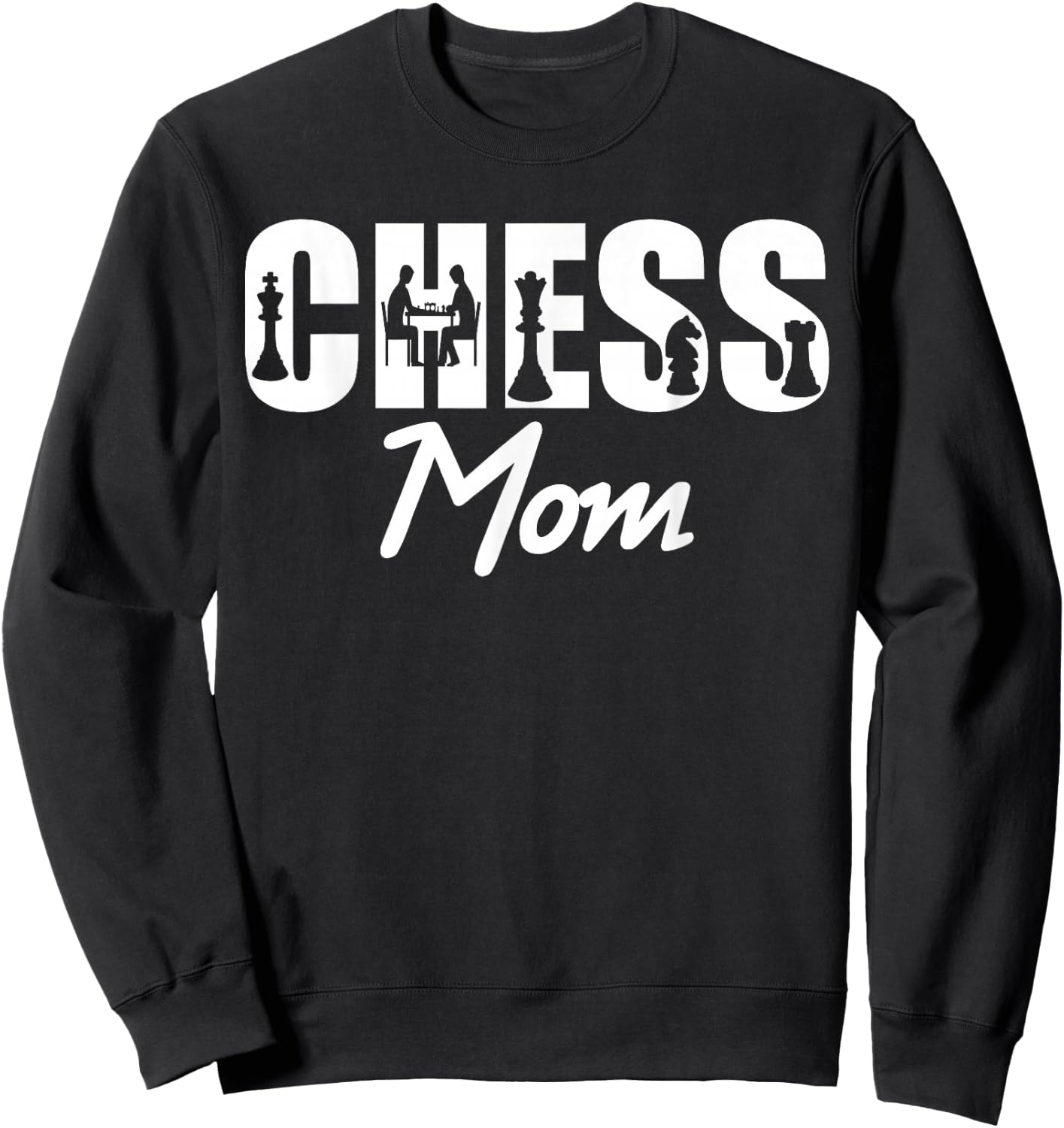 Game Player Chess Mom Club Team Sweatshirt - Sweatshirt | Black