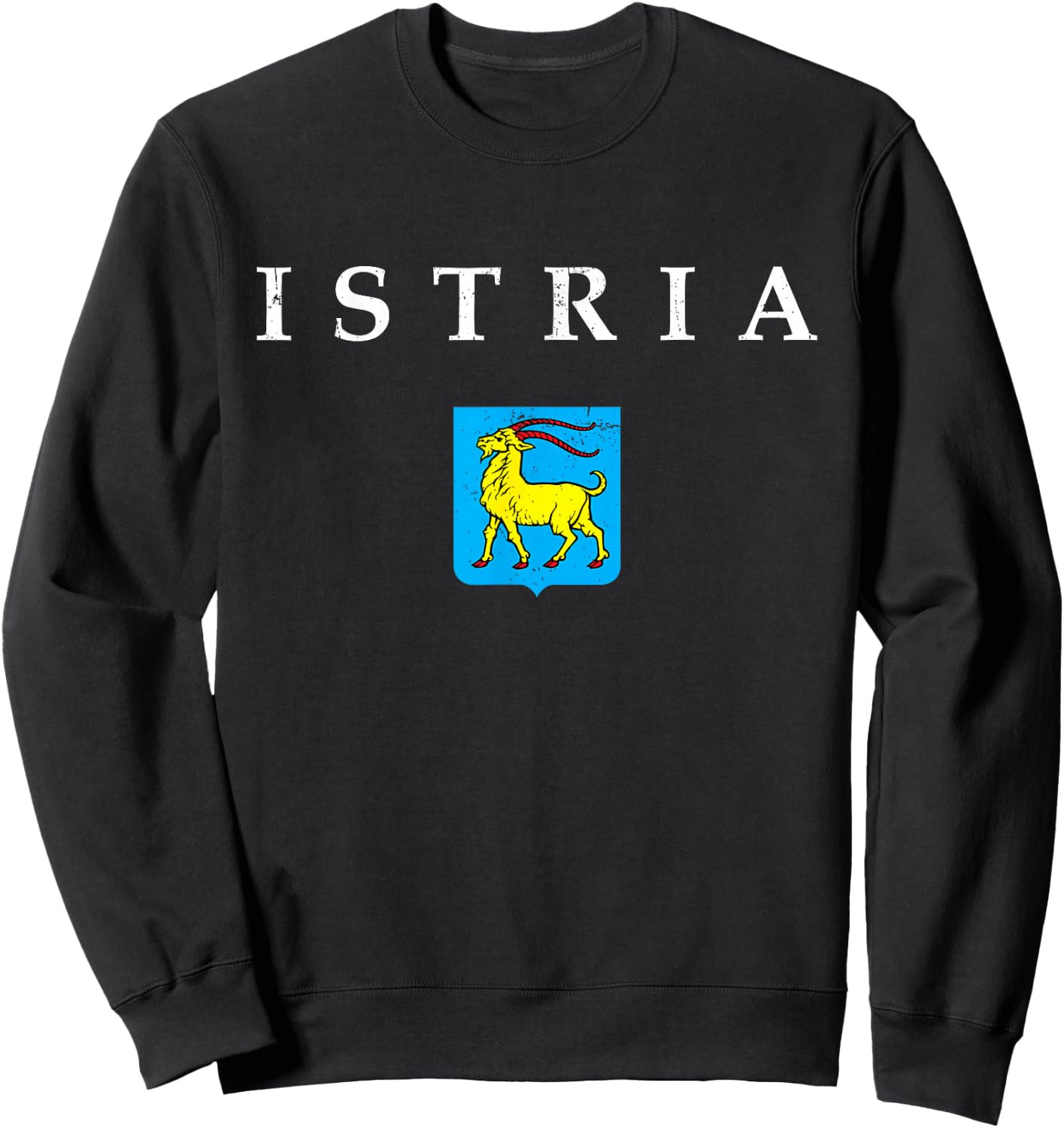 Croatia Hrvatska Souvenir Croatian Istria Sweatshirt - Sweatshirt | Black