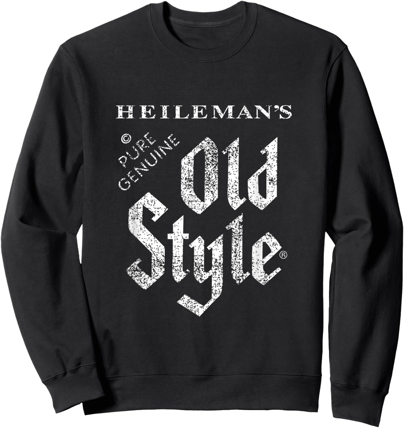 Old Style Beer Vintage Style - White Sweatshirt - Sweatshirt | Black