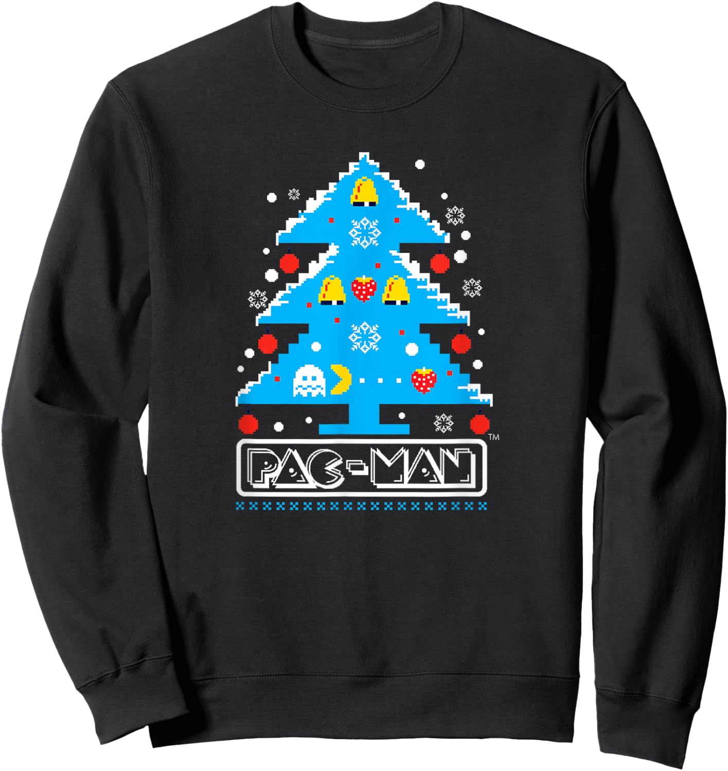 PAC-MAN Christmas Sweatshirt - Sweatshirt | Black