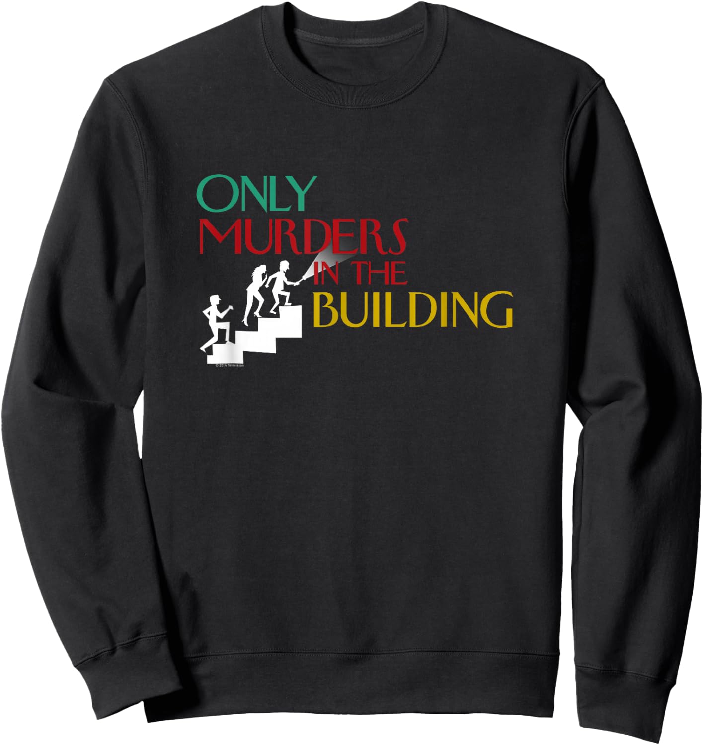 Only Murders in The Building Stairs Logo Sweatshirt - Sweatshirt | Black