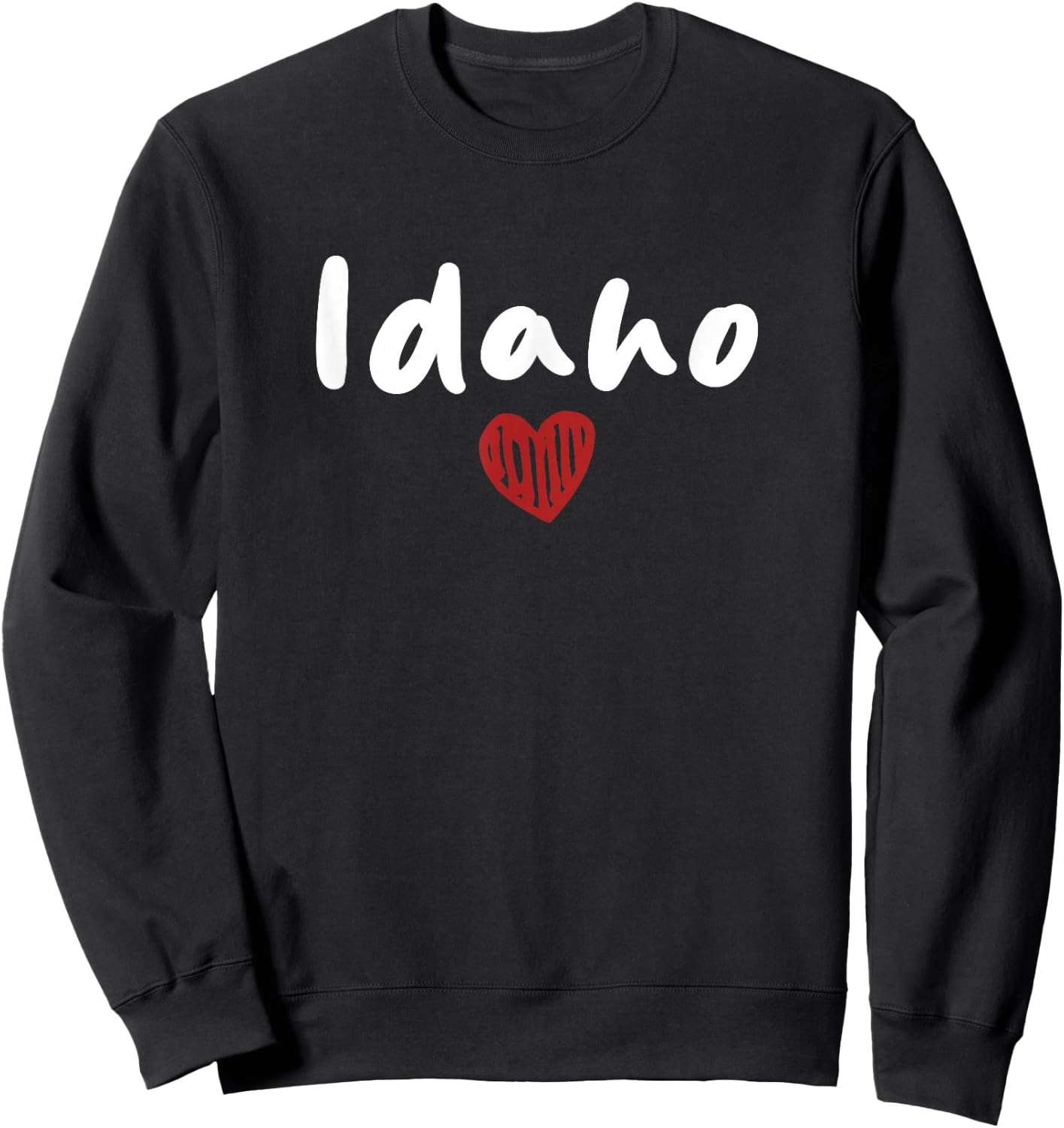 Idaho - I Love Idaho - Classic Sweatshirt - Sweatshirt | Black