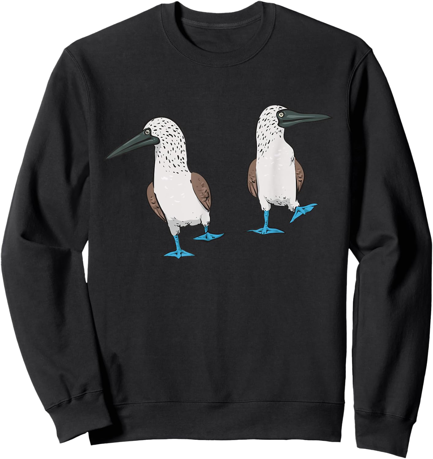 Blue-footed Booby Boobies Seabird Sweatshirt - Sweatshirt | Black