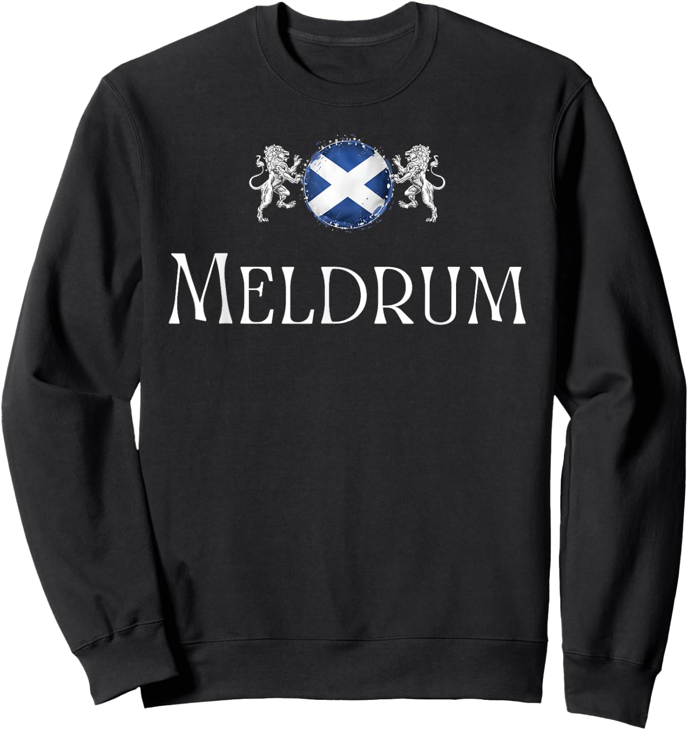Meldrum Clan Scottish Family Name Scotland Heraldry Sweatshirt - Sweatshirt | Black