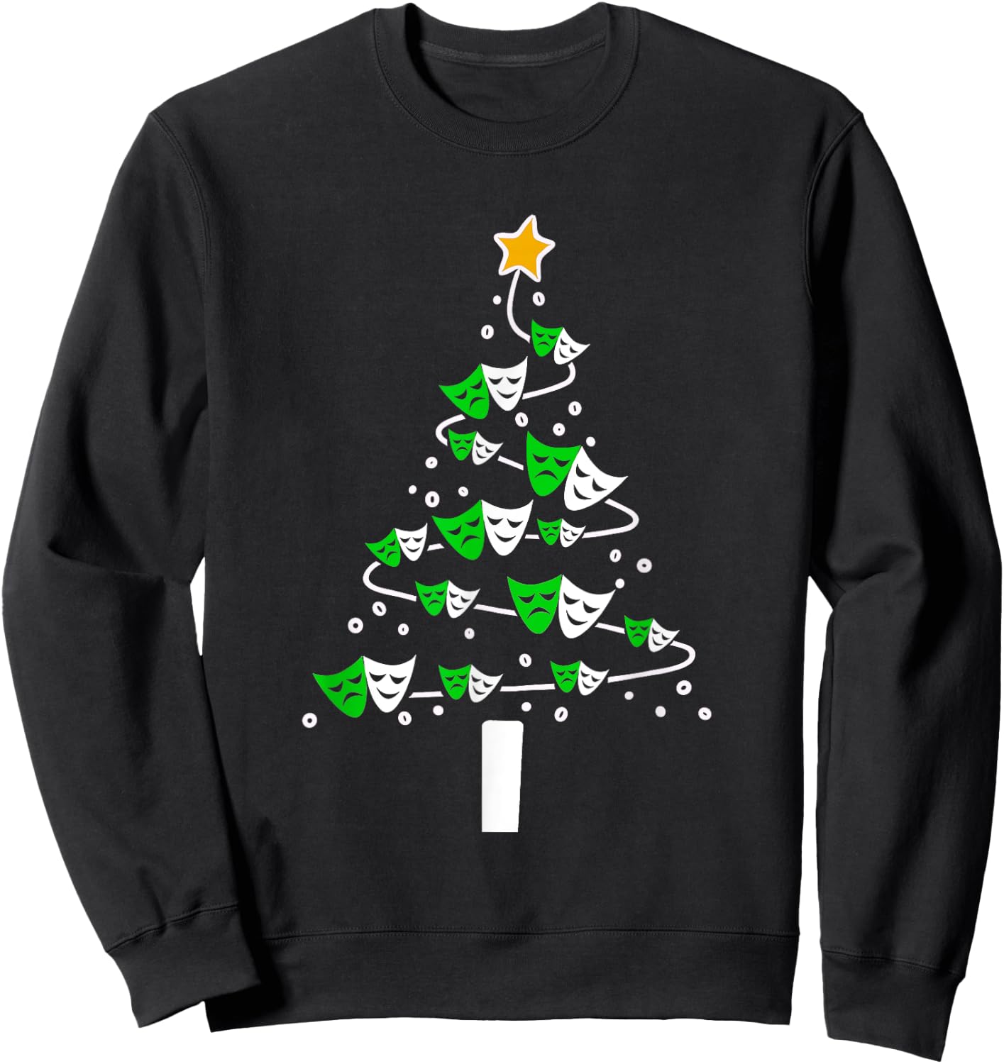 Theatre Gift Men Kids Women Theatre Christmas Sweatshirt - Sweatshirt | Black