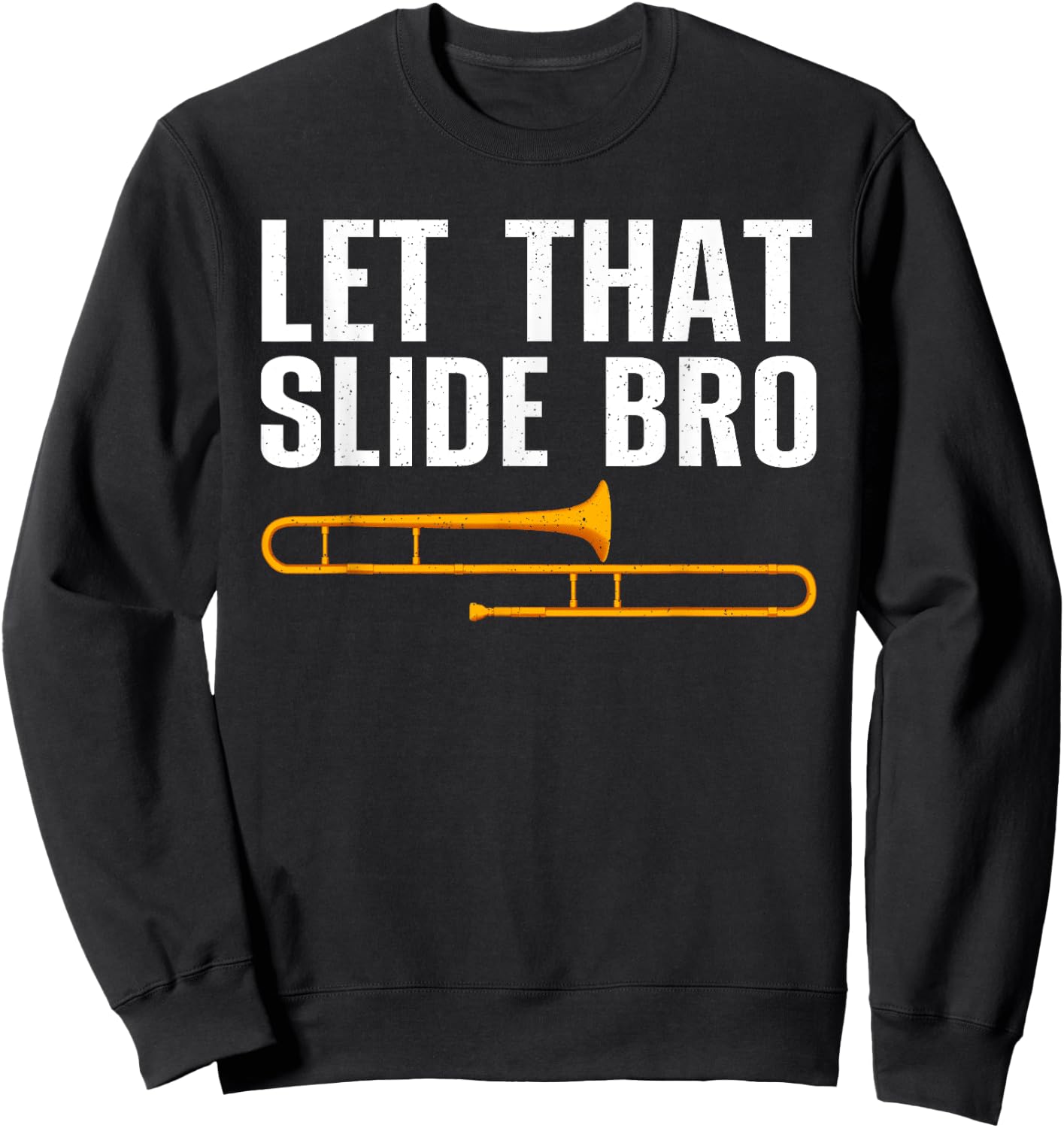 Funny Trombone Art Women Trombone Lover Trombonists Sweatshirt - Sweatshirt | Black
