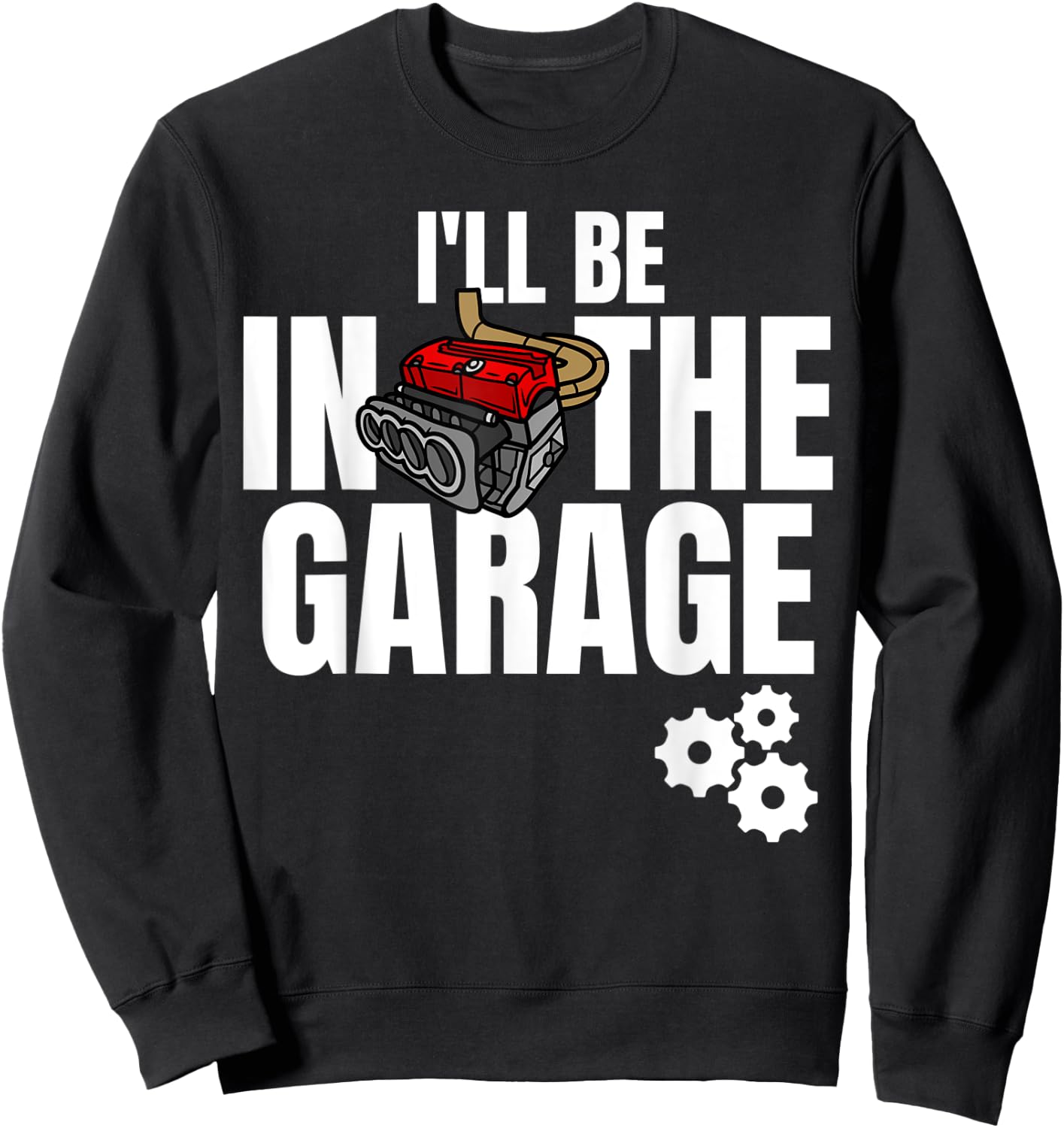 Motor Racing Men Women Kids Stock Car Race Driver Mechanic Sweatshirt - Sweatshirt | Black