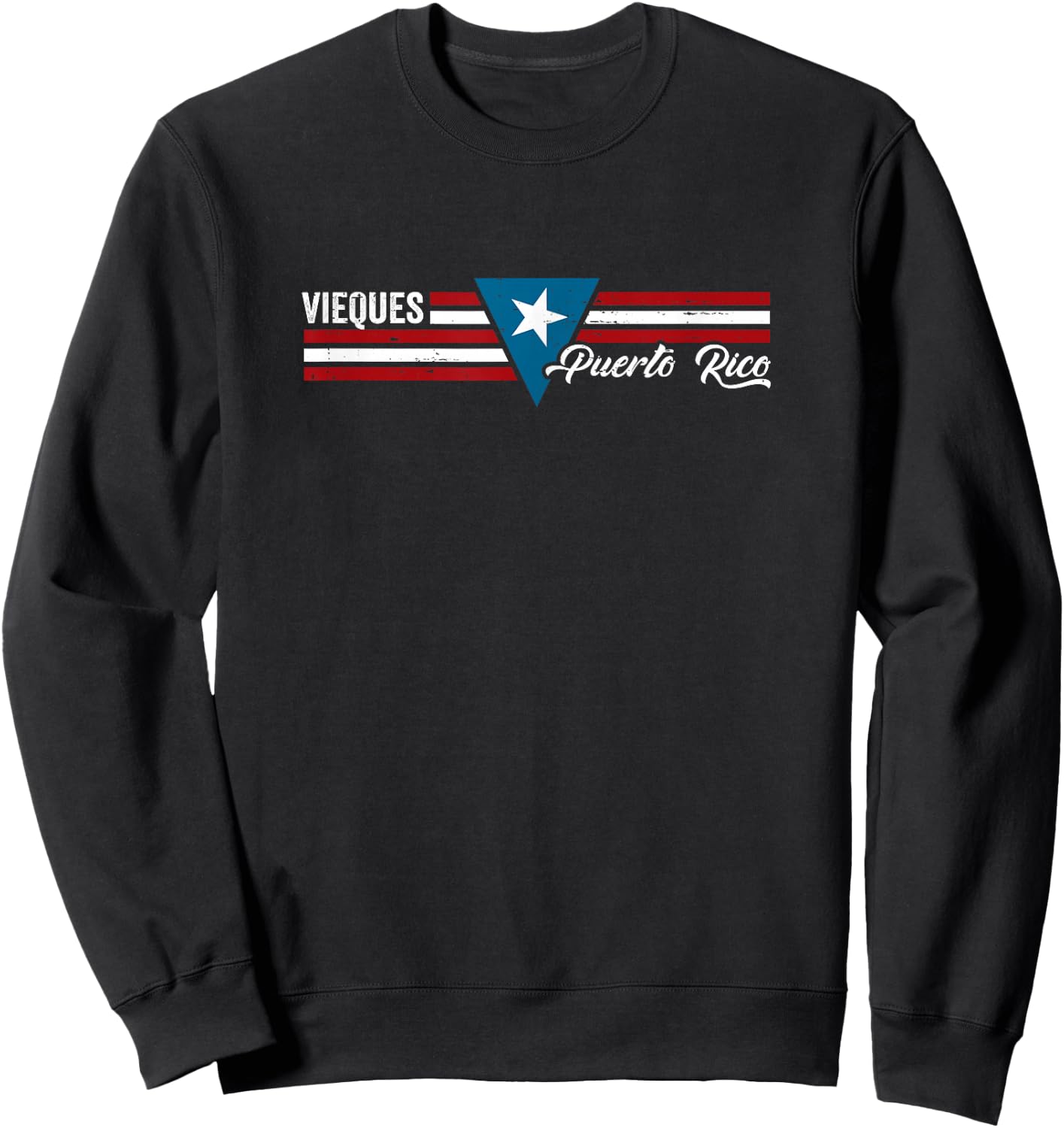Vieques Puerto Rico Sweatshirt - Sweatshirt | Black