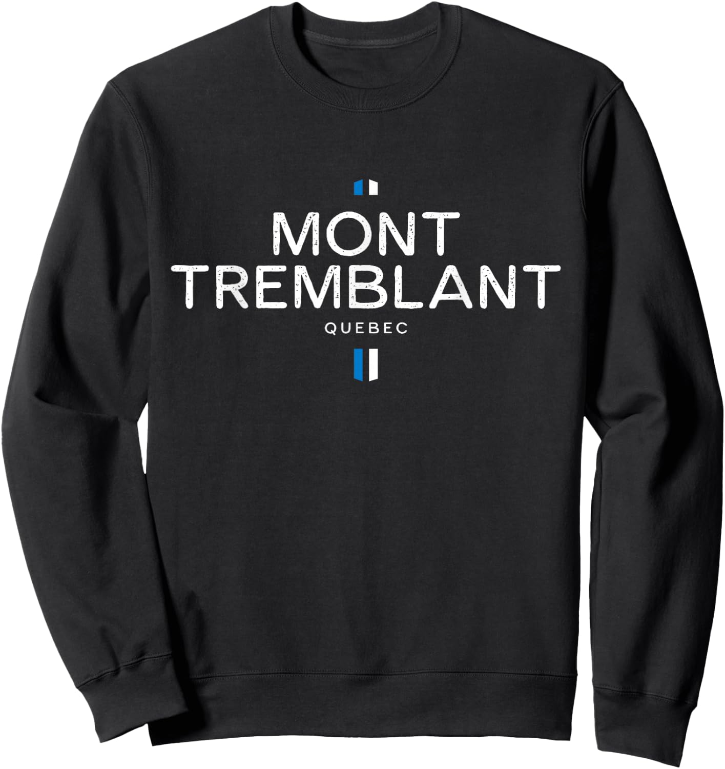 Mont Tremblant Quebec Canada Retro Vintage Sweatshirt - Sweatshirt | Black