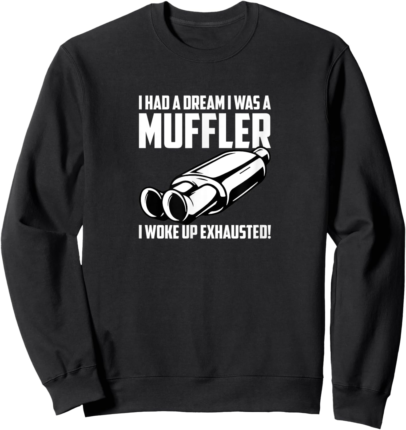 Muffler for Mechanical Engineer Sweatshirt - Sweatshirt | Black